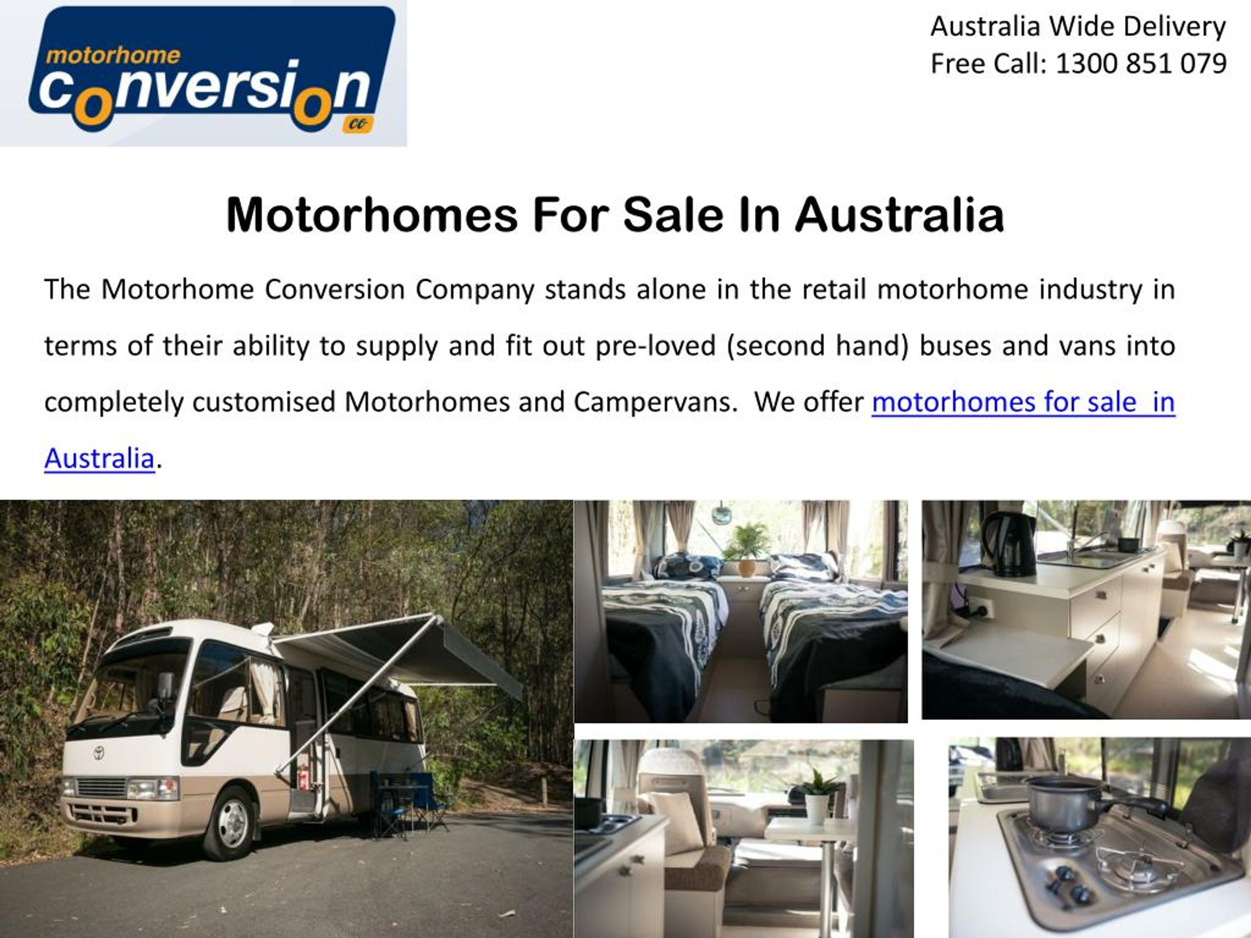 PPT Customised Motorhomes For Sale Australia Motorhome Conversion Company PowerPoint