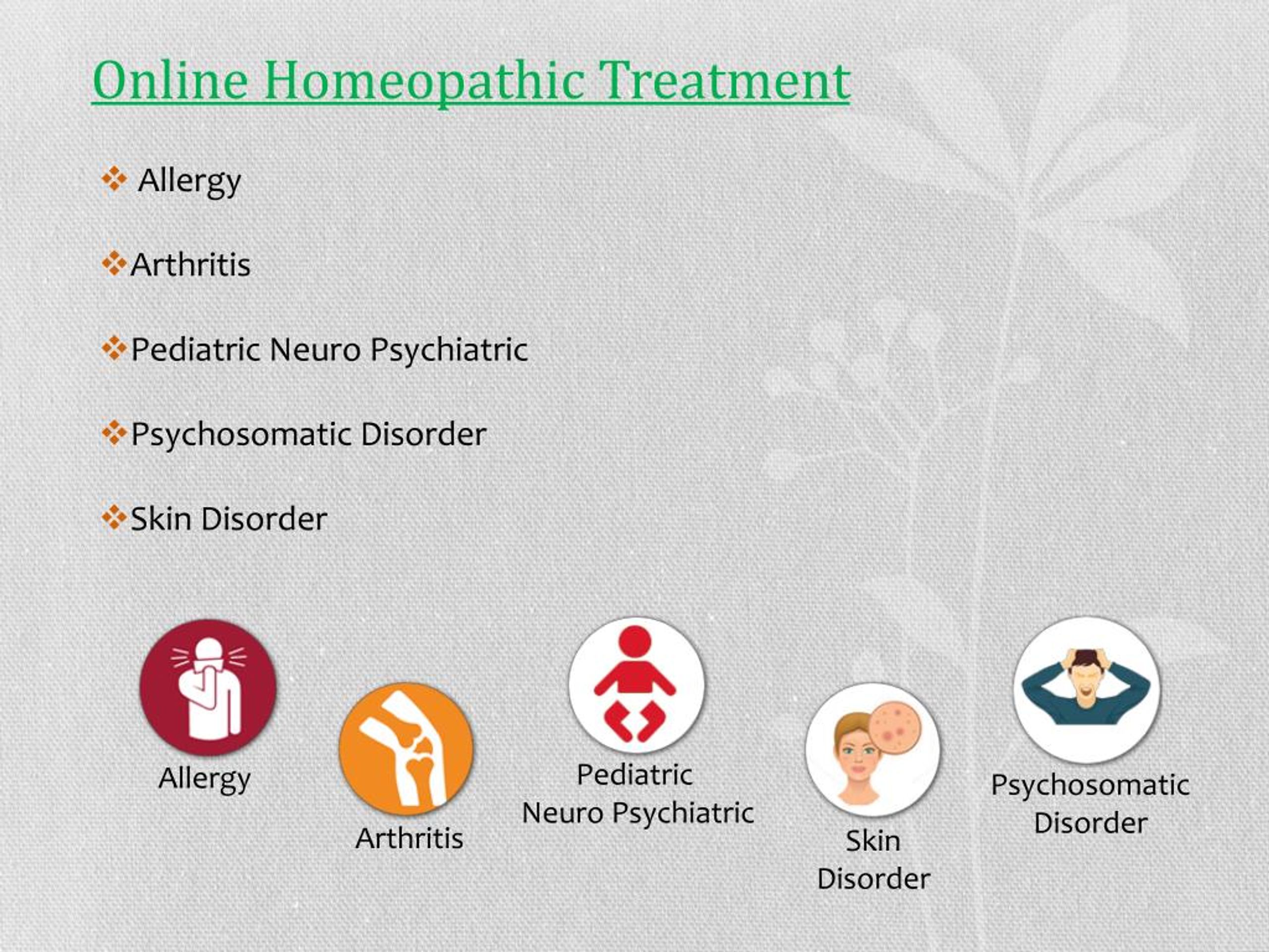 PPT Online Homeopathic Treatment with Online Homeopathy Doctor in