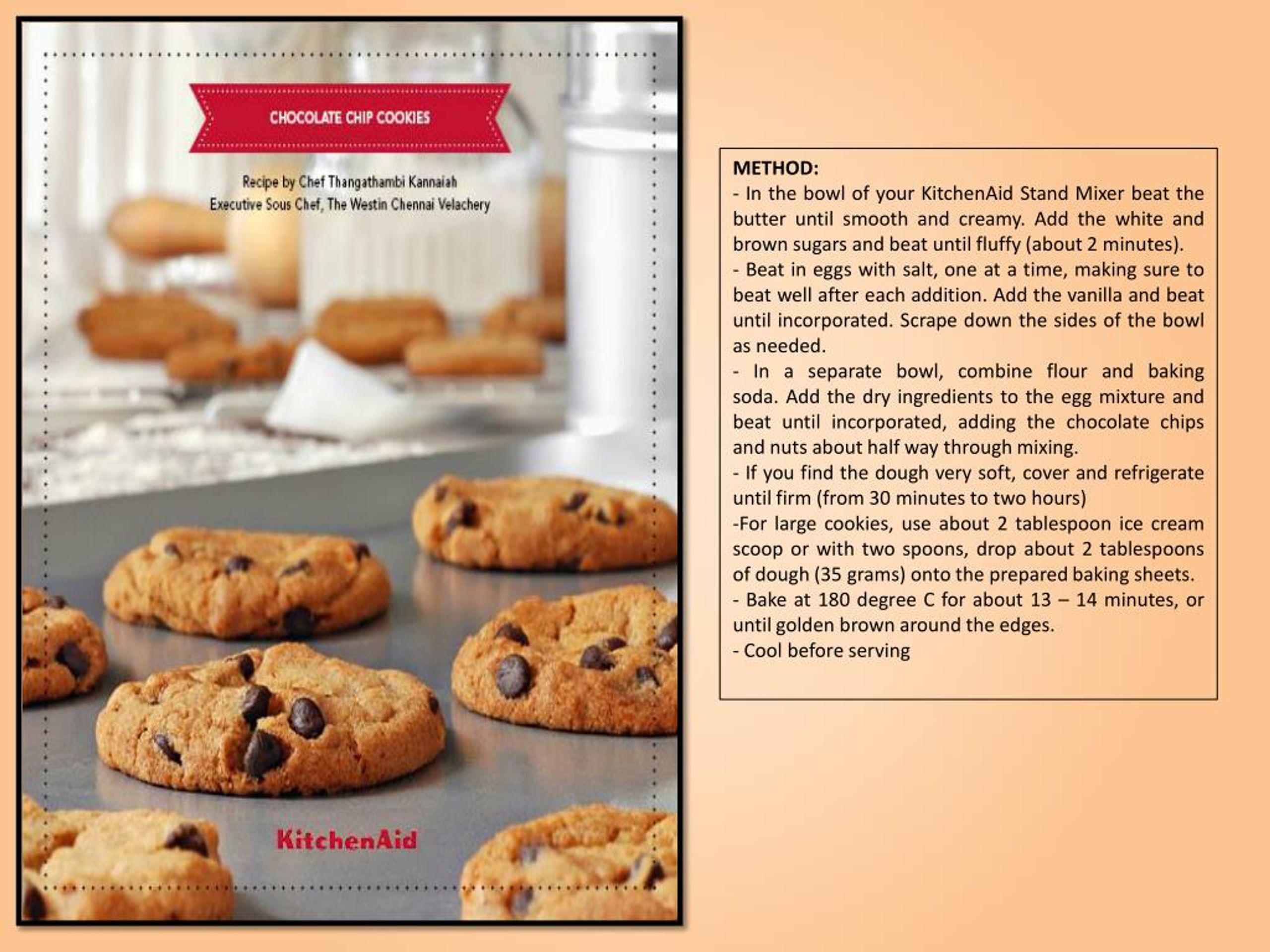 PPT Chocolate chip cookies With Kitchenaid Stand Mixer PowerPoint Presentation ID7475333