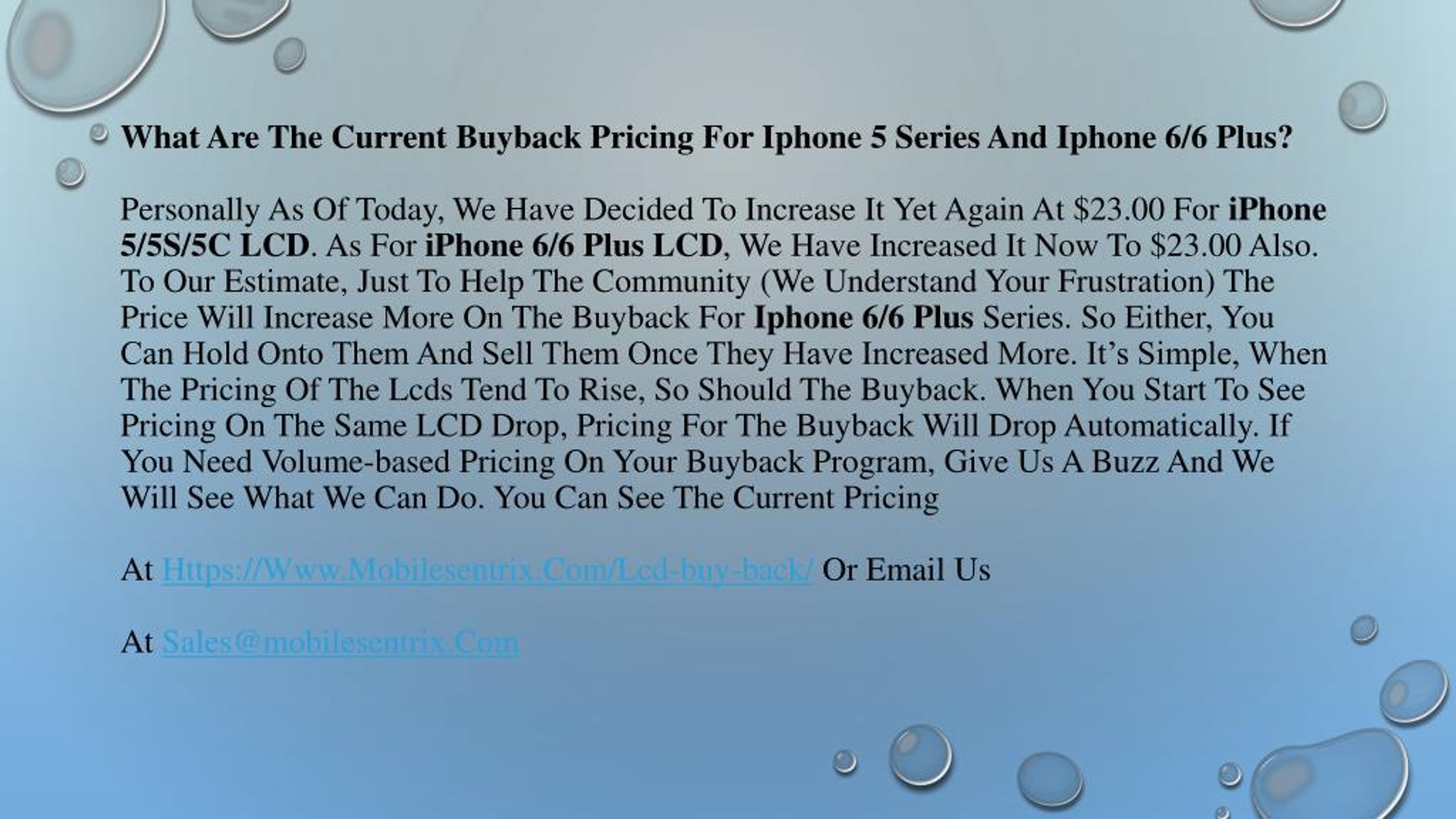 PPT Mobilesentrix Selling Back Cracked Screen PowerPoint