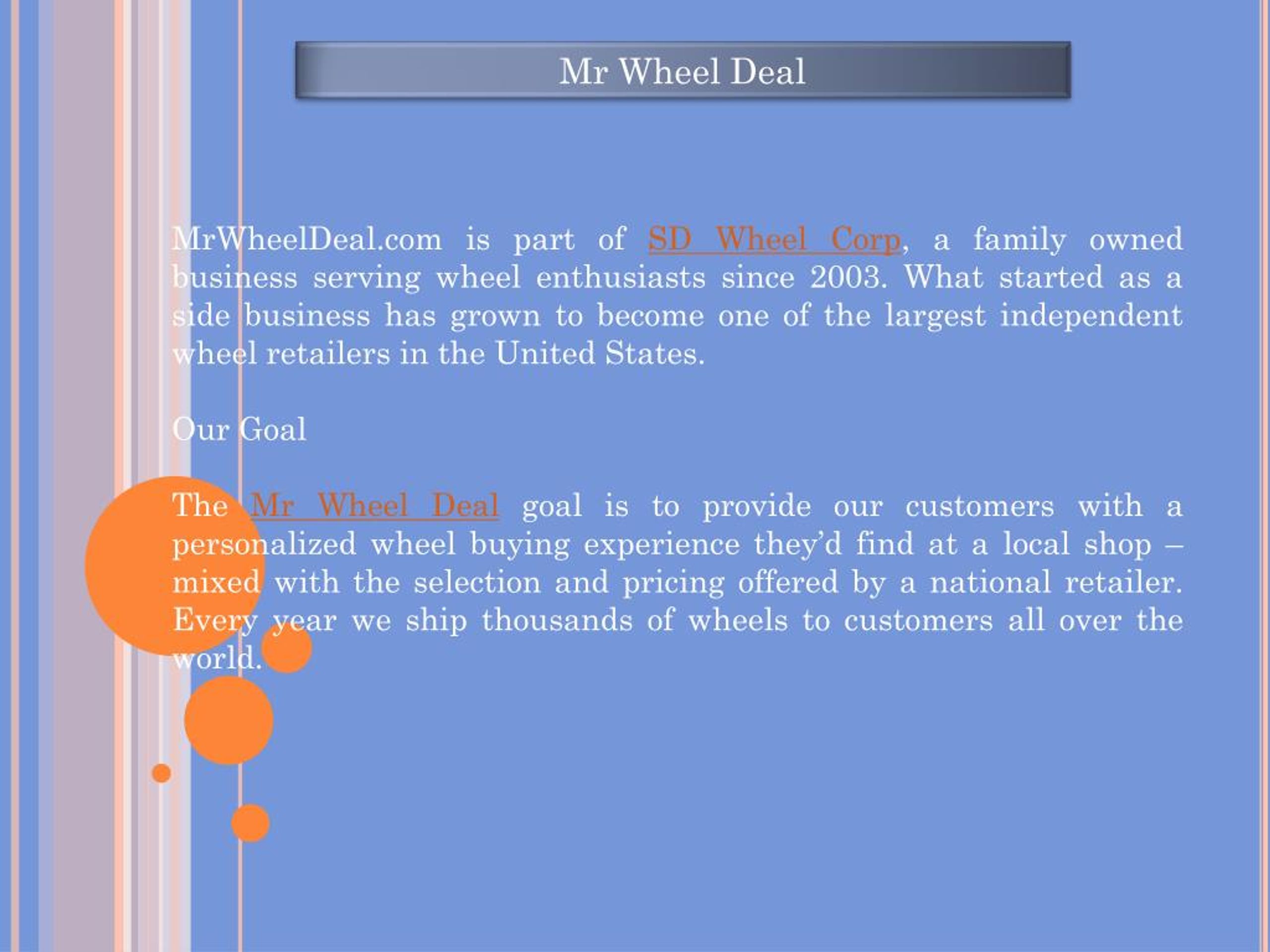 PPT SD Wheel PowerPoint Presentation, free download ID7476819