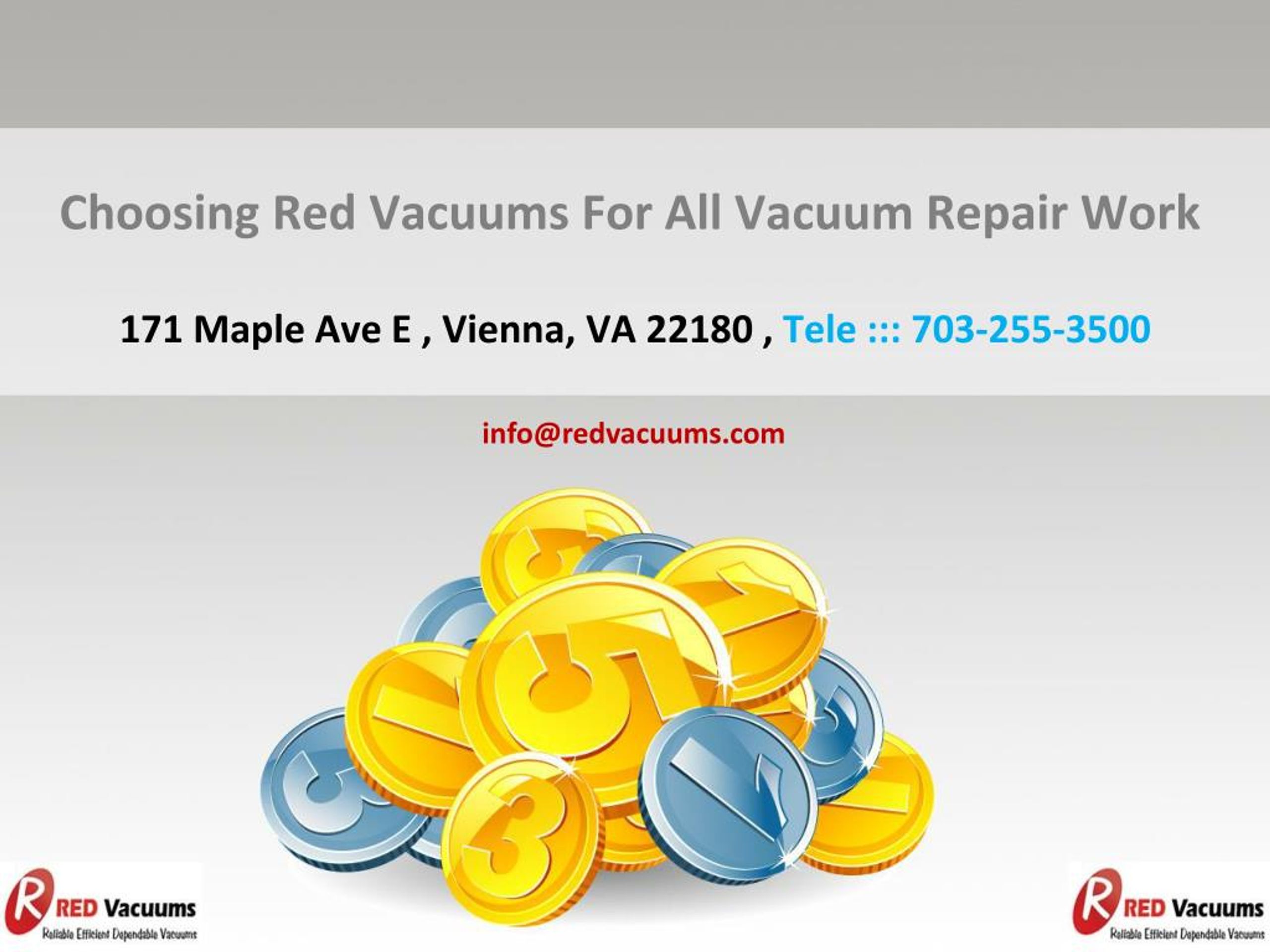 PPT Choosing Red Vacuums For All Vacuum Repair Work PowerPoint
