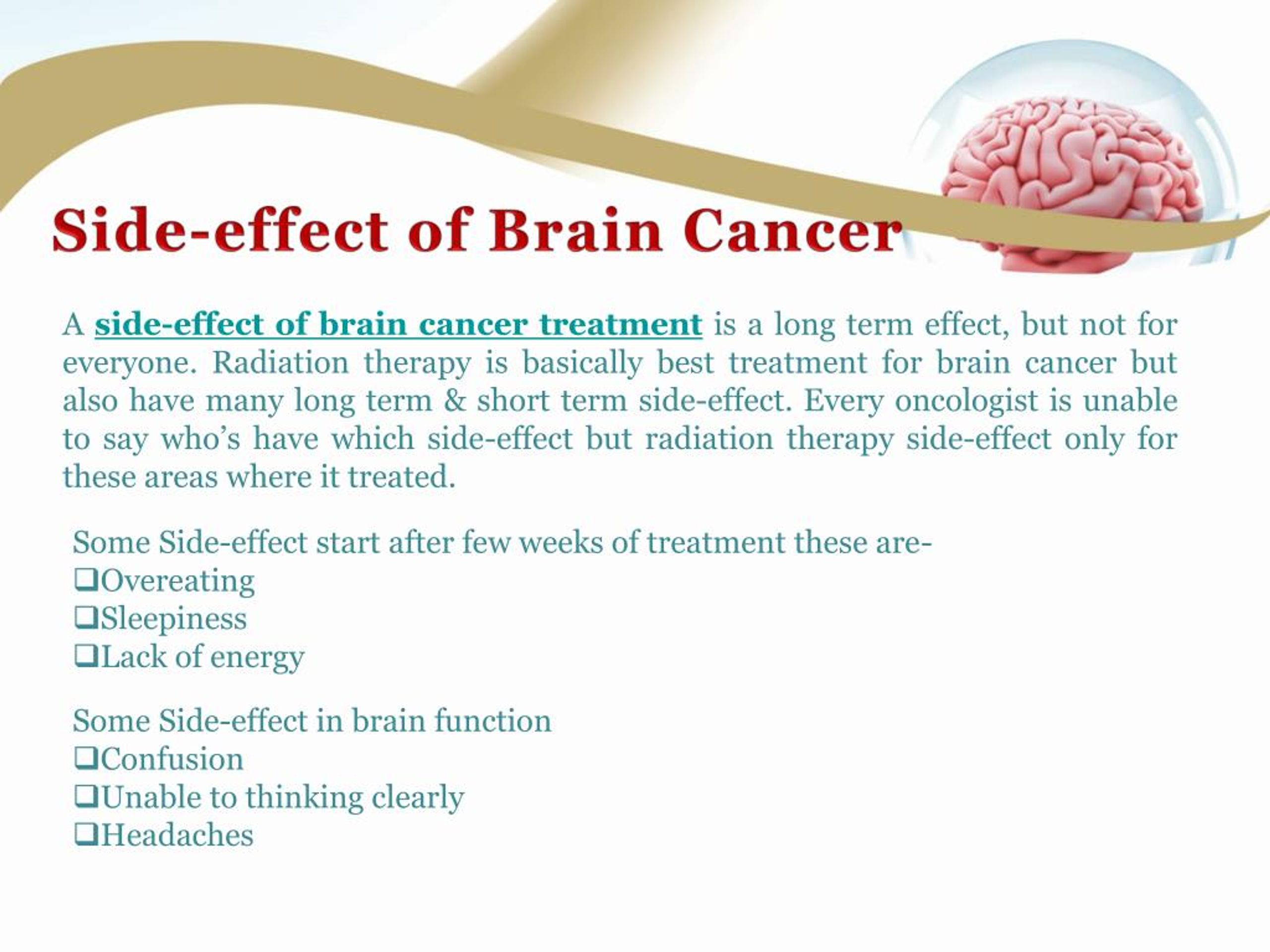 PPT Introduction of Brain Tumor Cancer Treatment in Houston PowerPoint Presentation ID7479641