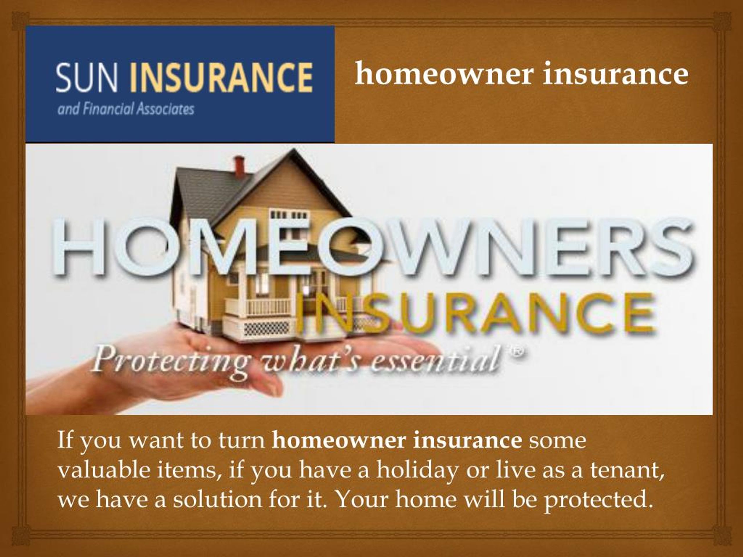 PPT homeowner insurance quote PowerPoint Presentation, free download