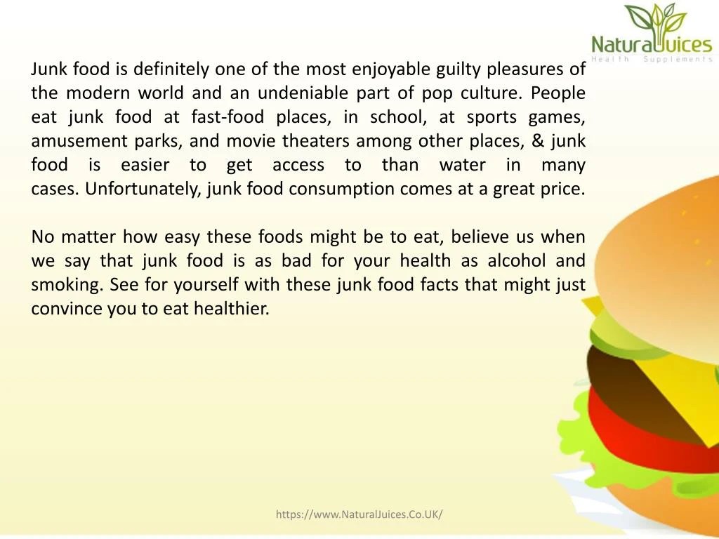 😊 Junk food and its disadvantages. Advantages Of Junk Food, Healthy