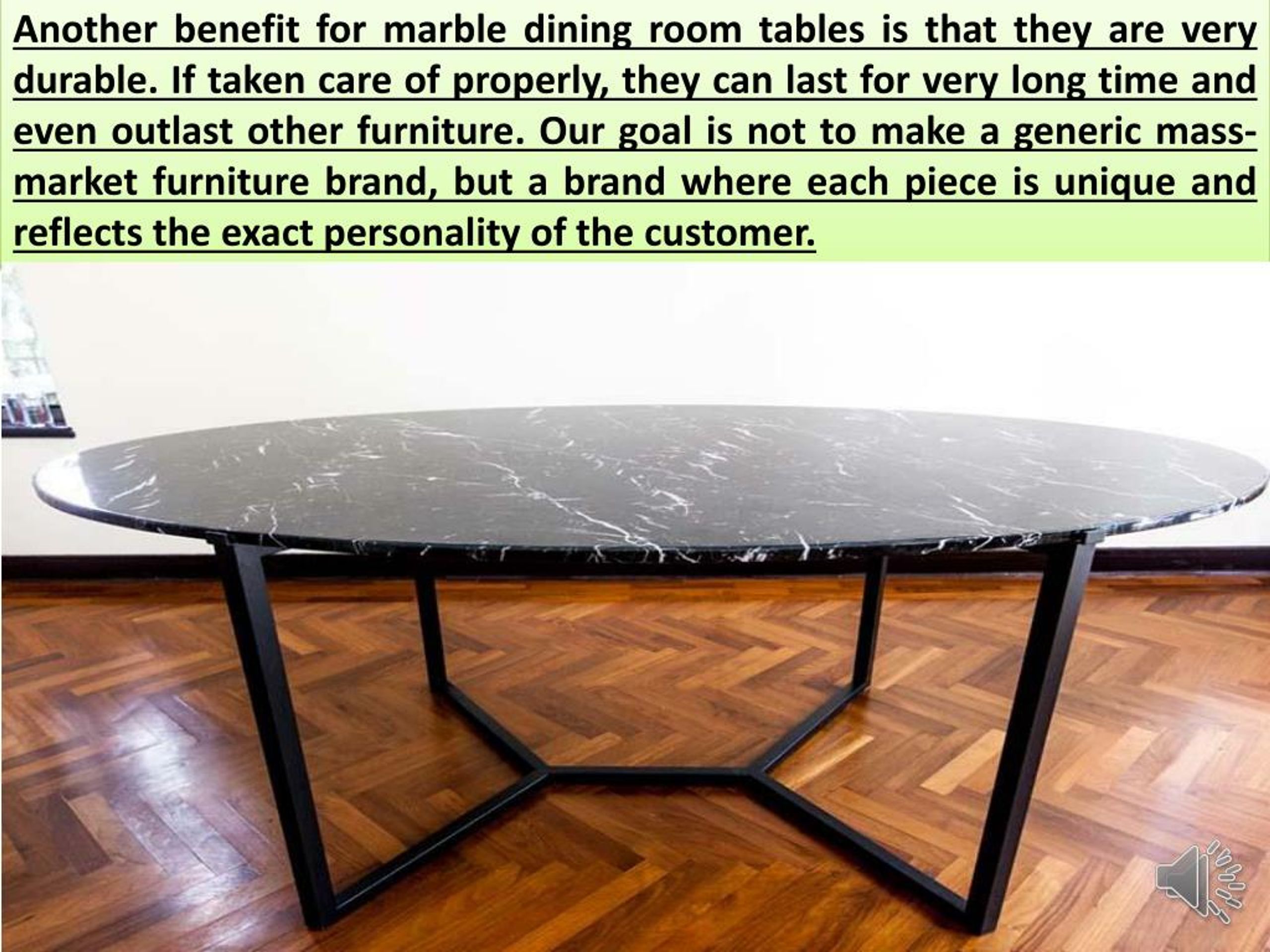 PPT The Benefits of Marble Dining Table NORDST PowerPoint