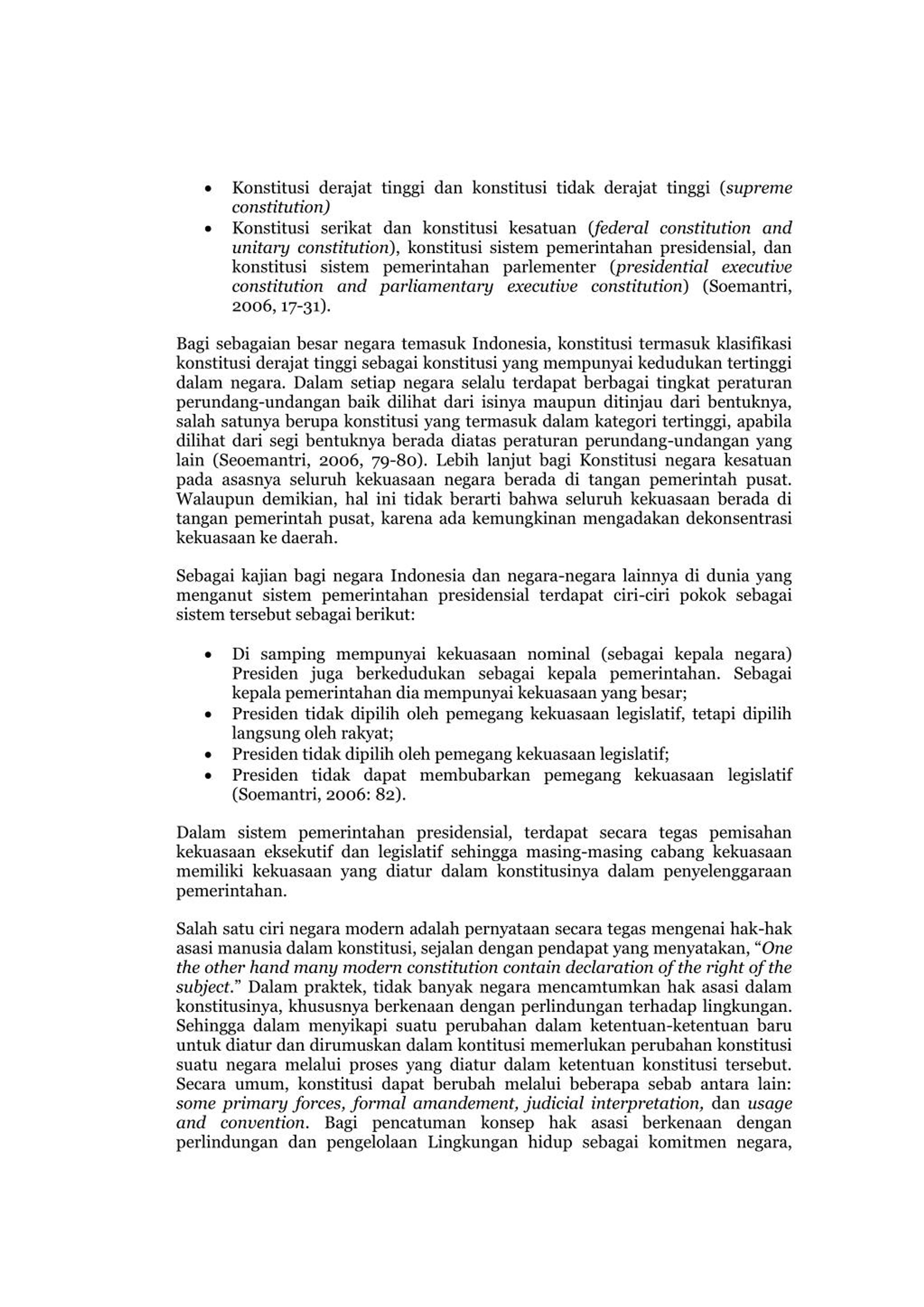 Pencatuman Sistem Pemerintahan Negara Republik Indonesia Sebelum