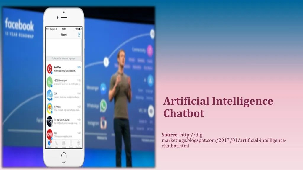 PPT Artificial intelligence Chatbot PowerPoint