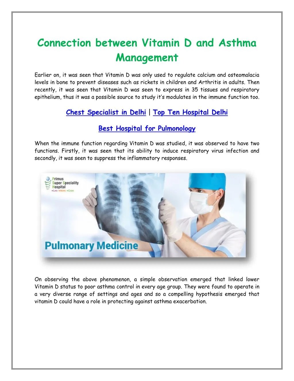 PPT Chest Specialist in Delhi PowerPoint Presentation, free download