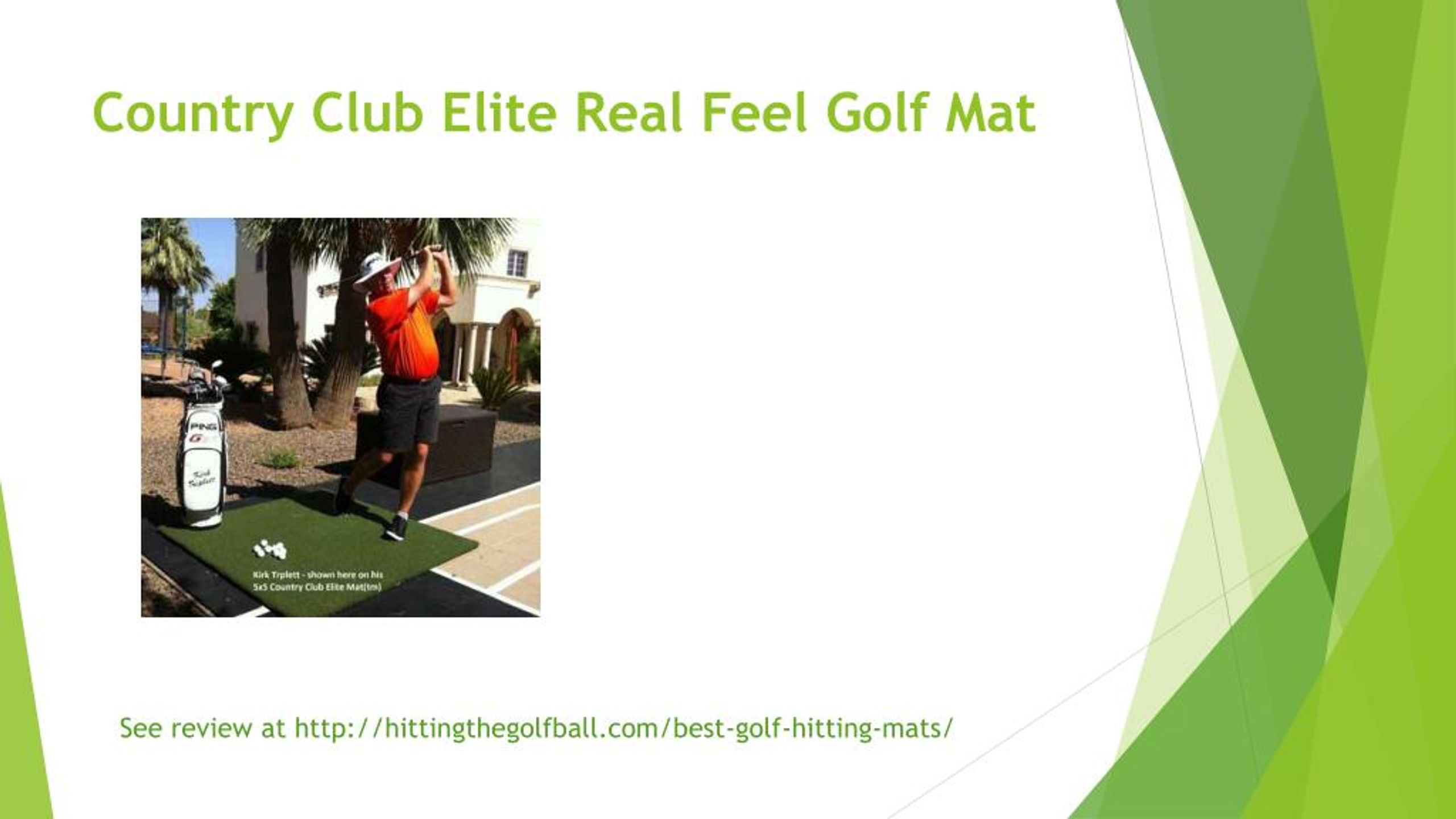 PPT best golf hitting mats PowerPoint Presentation, free download