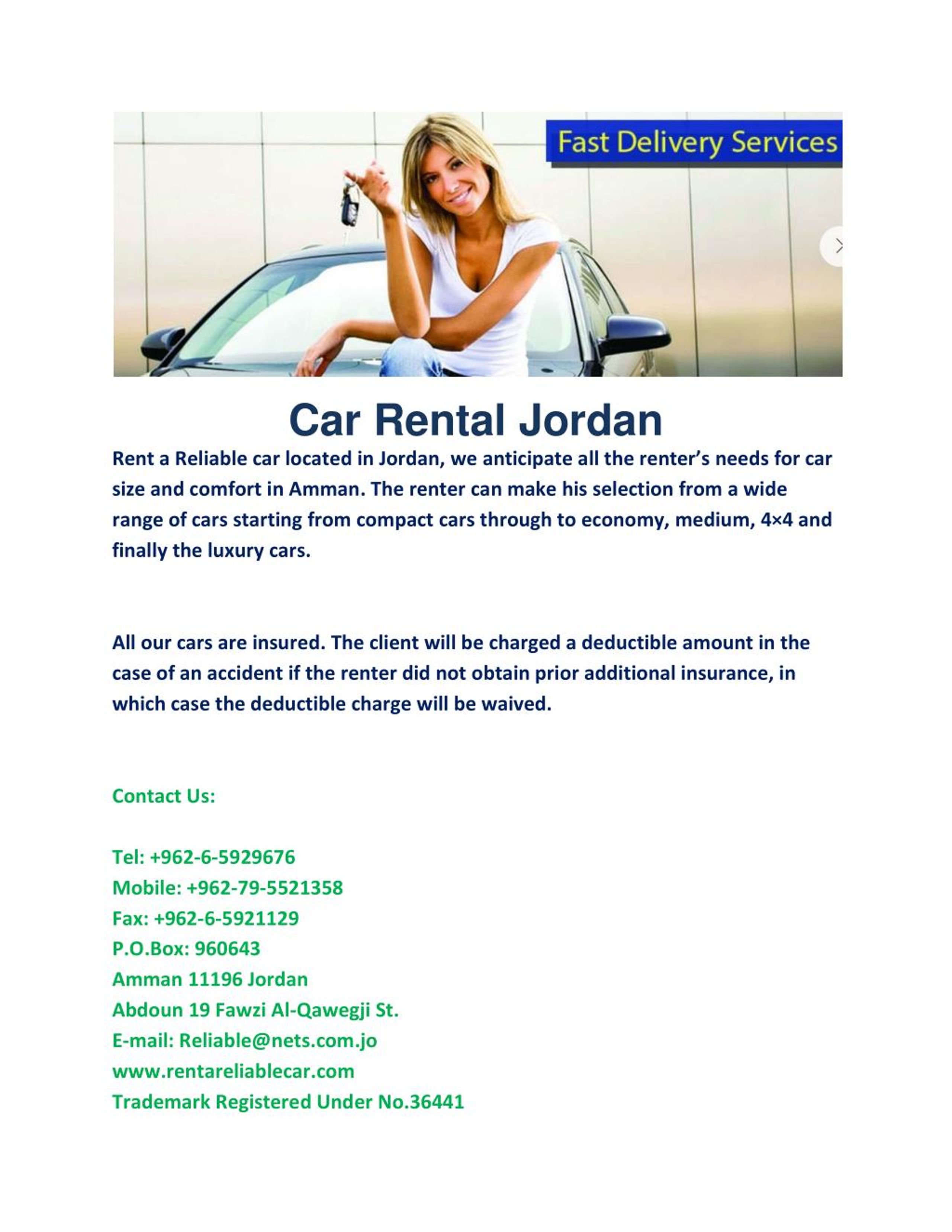 PPT Car Rental Jordan PowerPoint Presentation, free download ID7486745