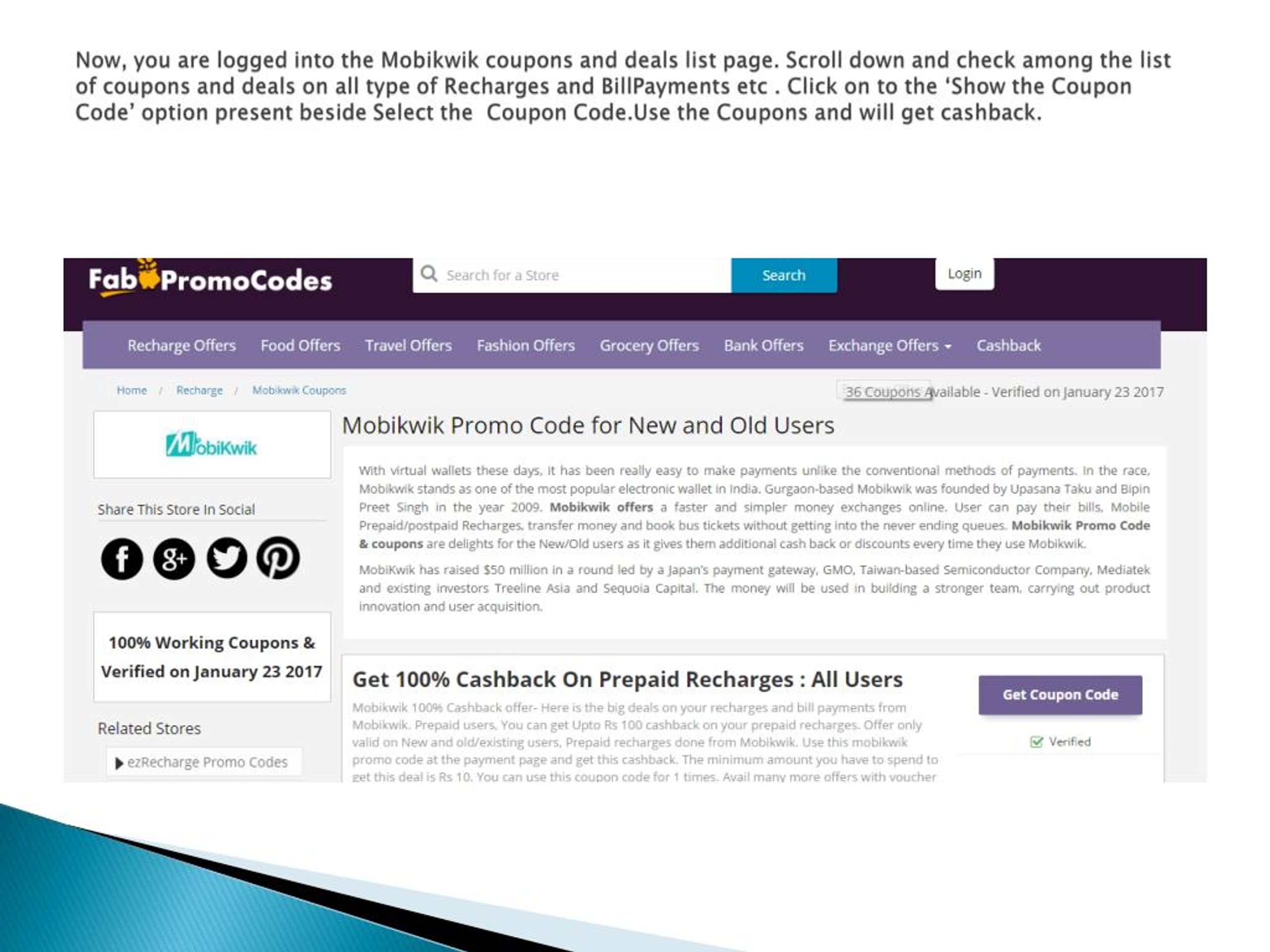 Redeem Coupon Code For Mobikwik at Erwin Ocampo blog