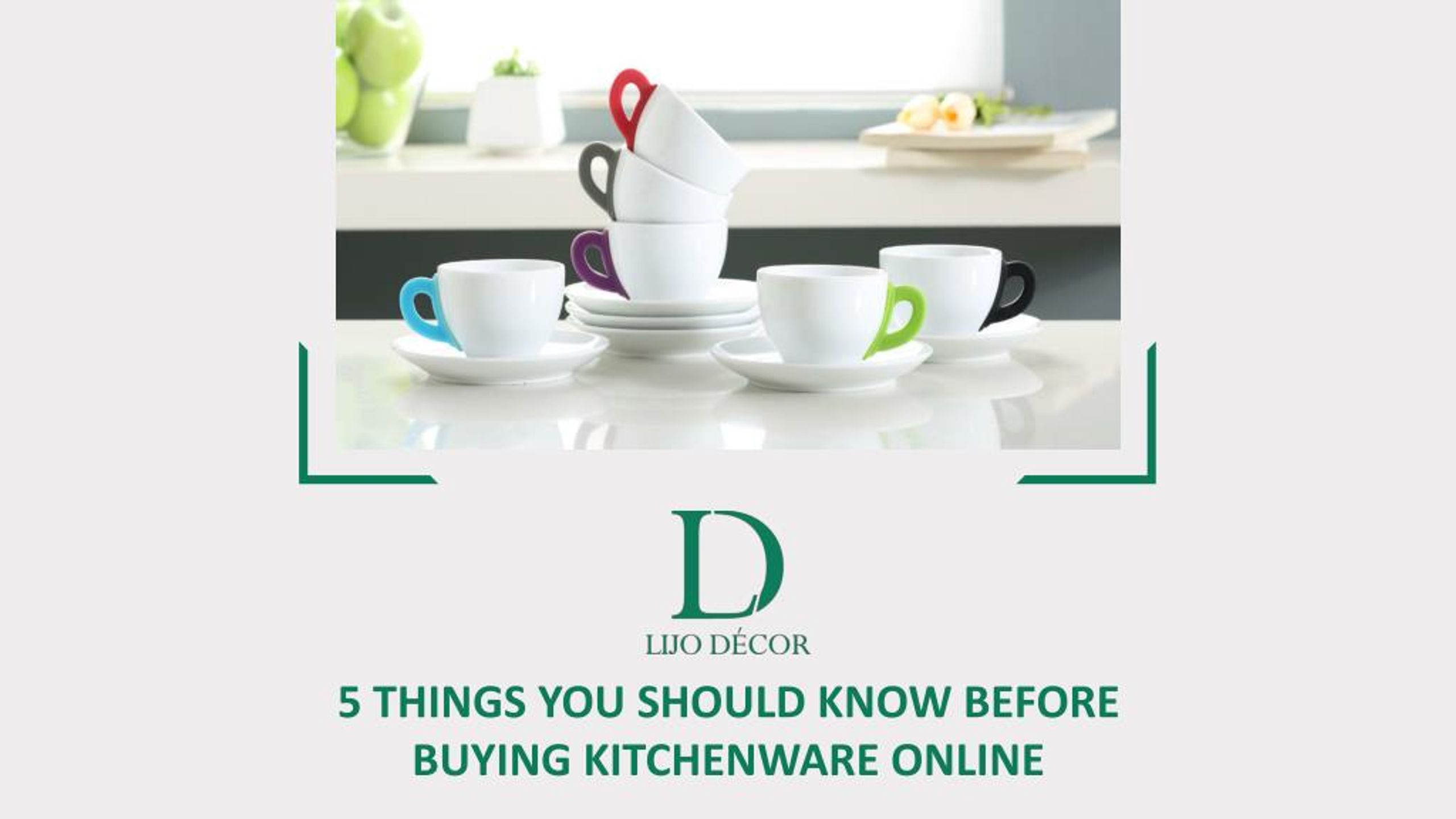 PPT 5 Things You Should Know Before Buying Kitchenware Online
