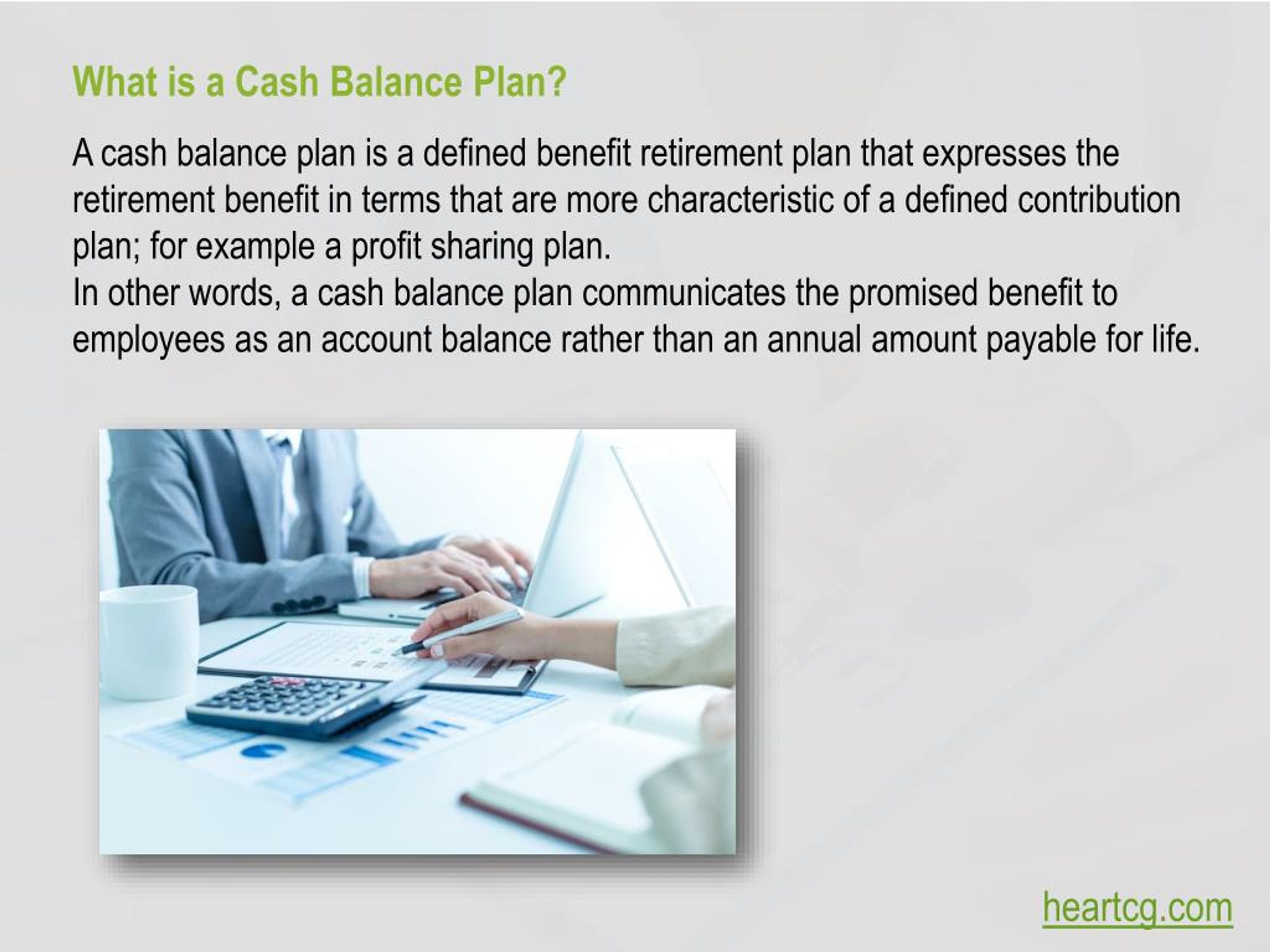 PPT A Guide to Cash Balance Plans PowerPoint Presentation, free