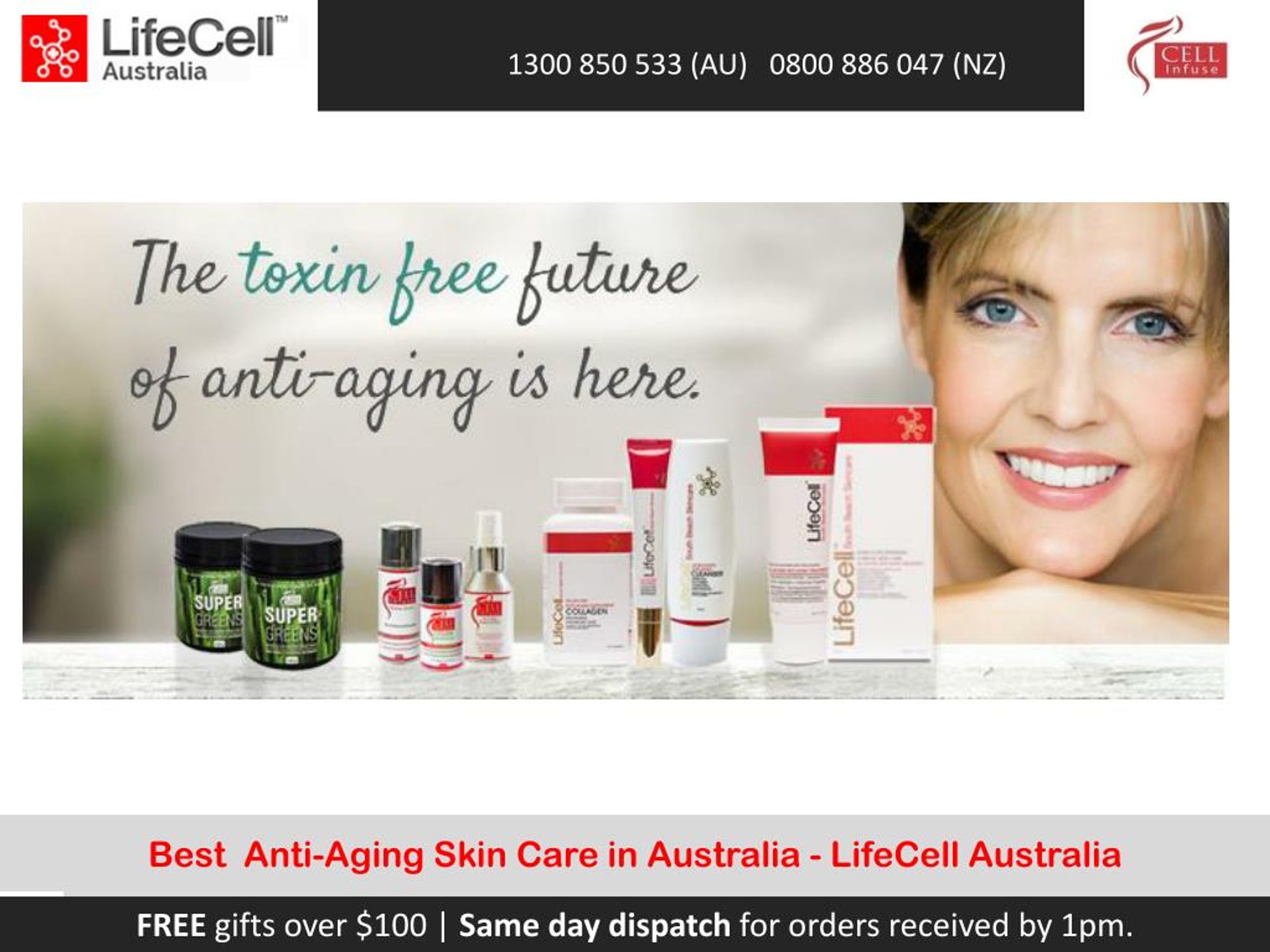 PPT Best AntiAging Skin Care in Australia LifeCell Australia