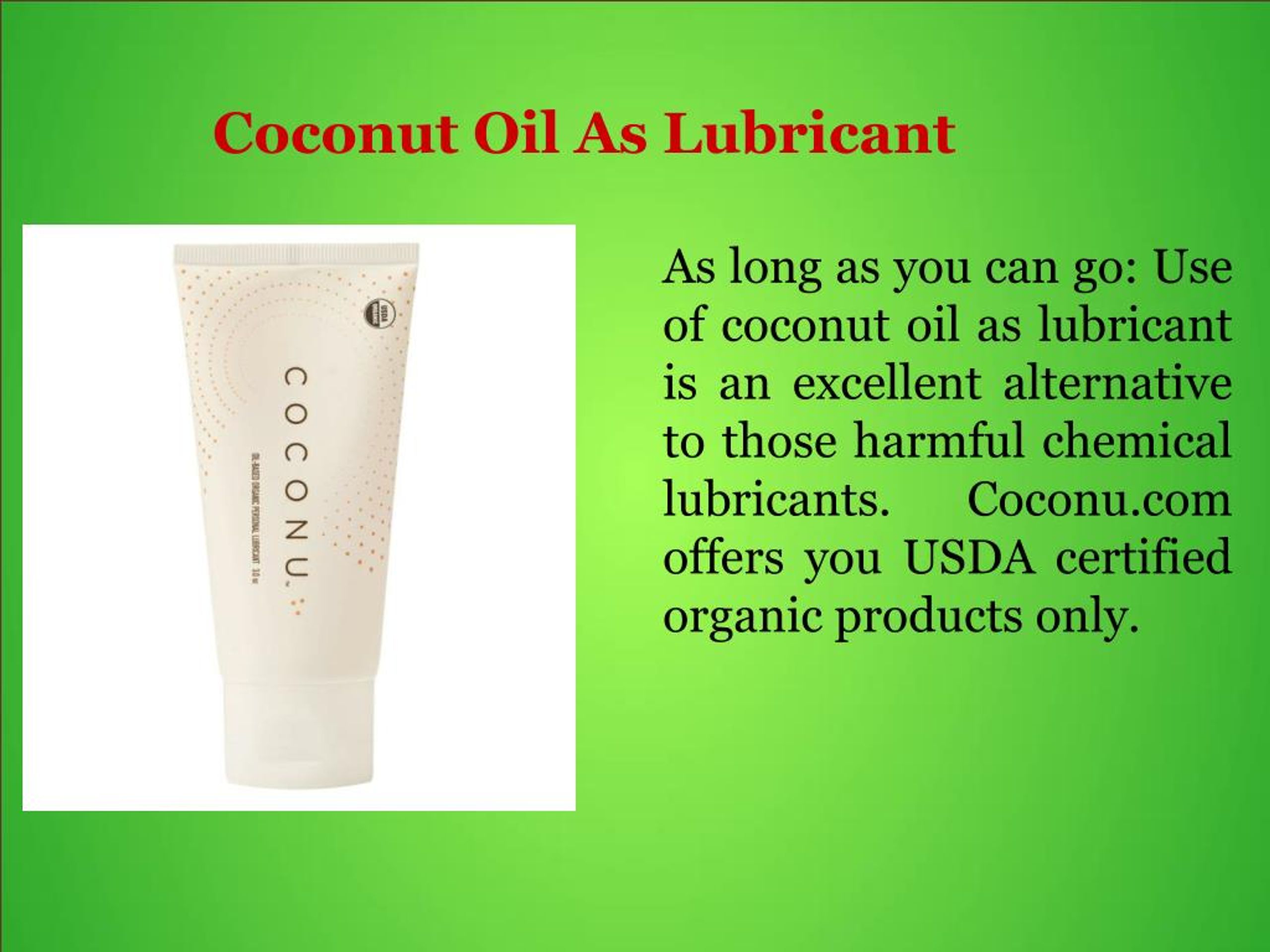 PPT Coconut Oil Lube PowerPoint Presentation, free download ID7490650