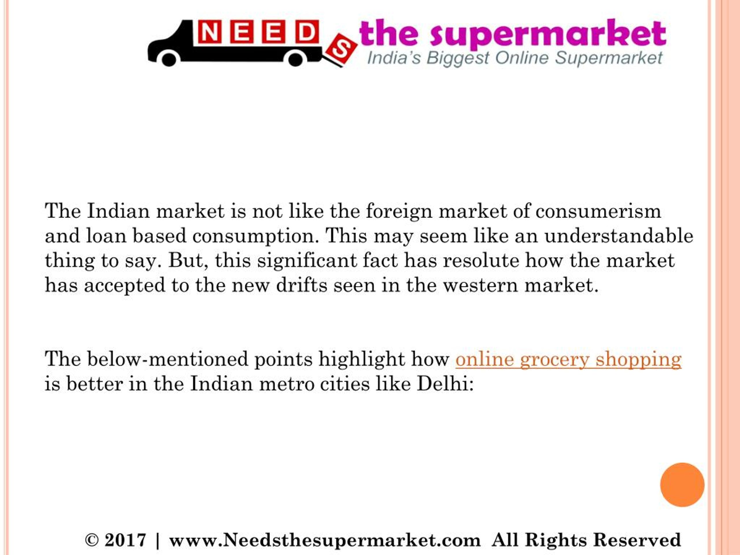 PPT Online Grocery Shopping Benefits PowerPoint Presentation, free