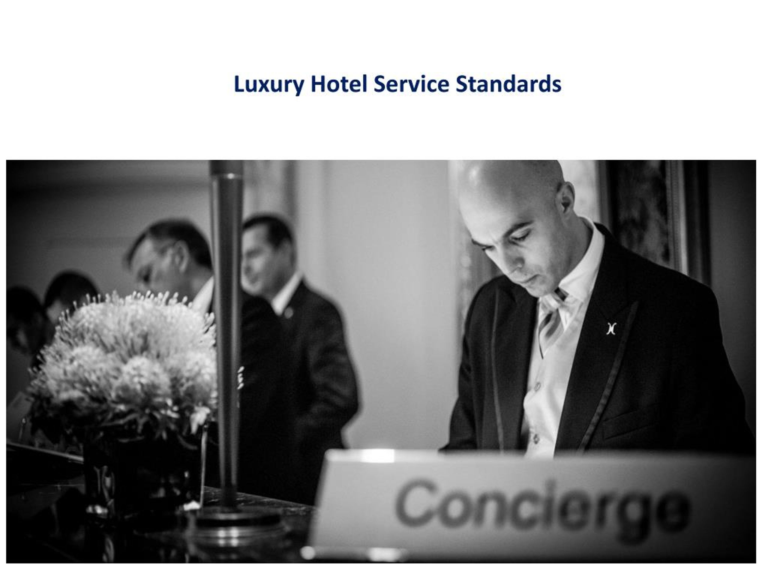 PPT Different Types of Luxury Concierge Services PowerPoint