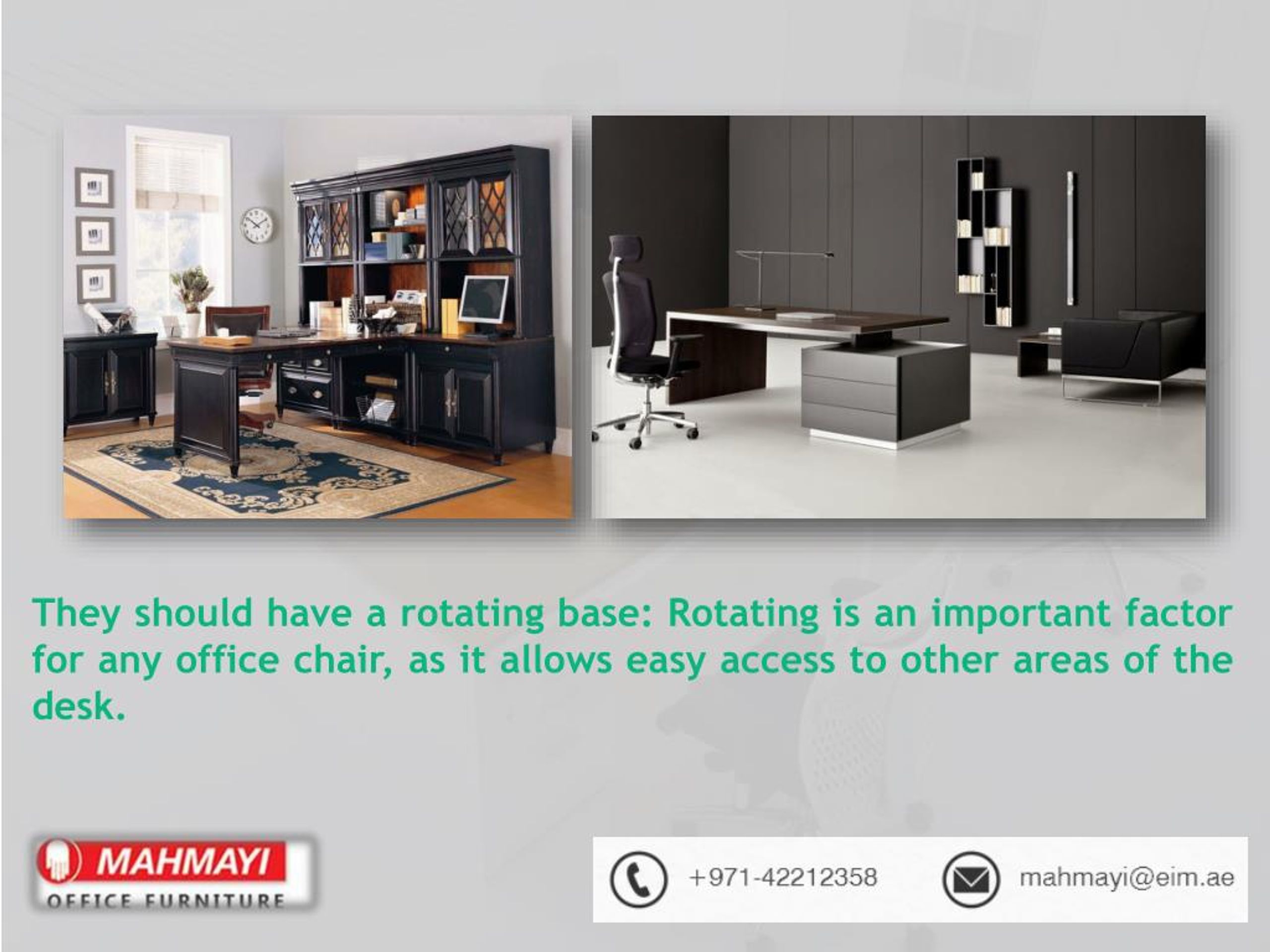 PPT Mahmayi Furniture for Dubai office Chair suppliers PowerPoint