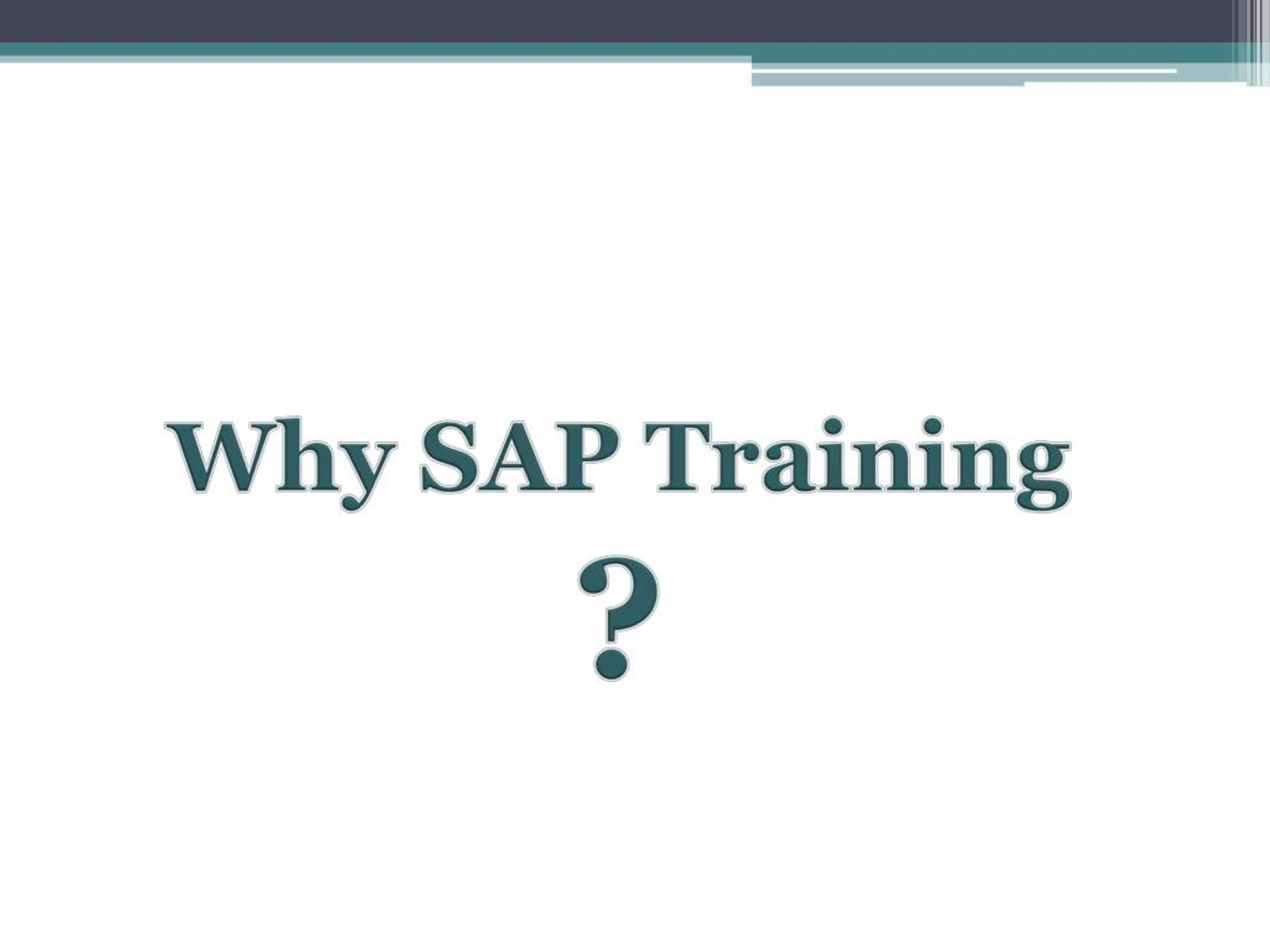 PPT Online SAP Training SAP Online Course with Certifications