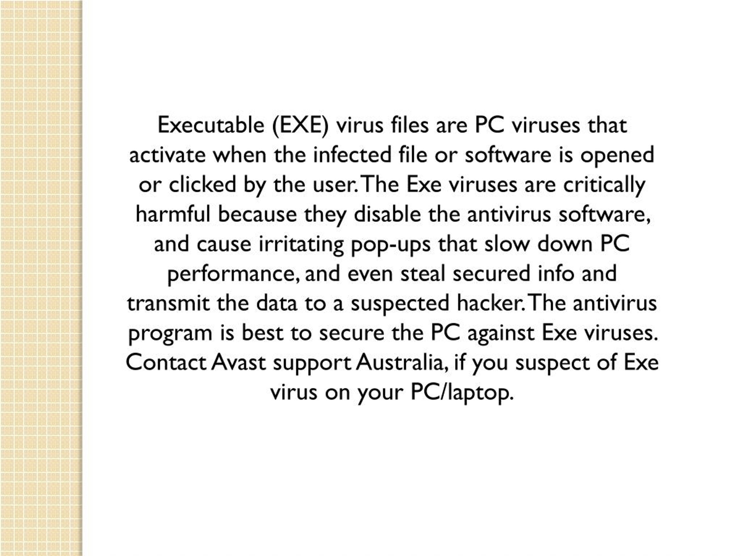 PPT How to permanently delete EXE virus from your computer PowerPoint Presentation ID7506781