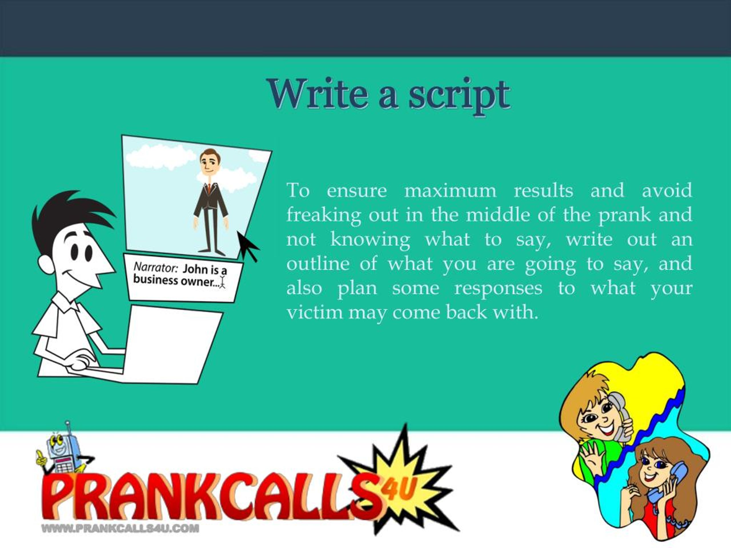 PPT 7 Steps to Make a Prank Call Choose Prankcalls4u PowerPoint