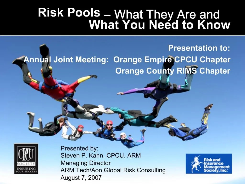 PPT Risk Pools What They Are and What You Need to Know PowerPoint