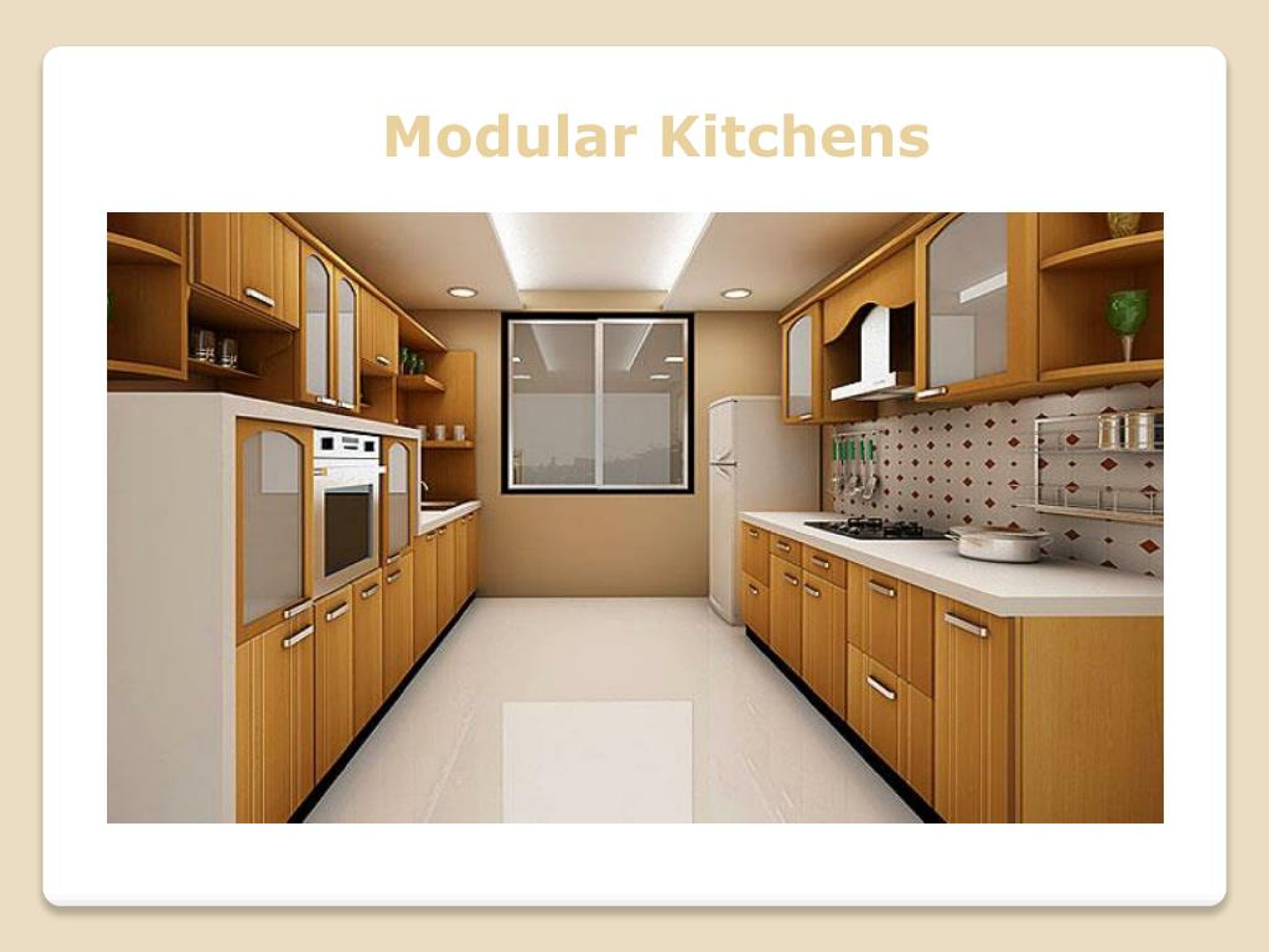 PPT The Function and Types of Modular Kitchens PowerPoint
