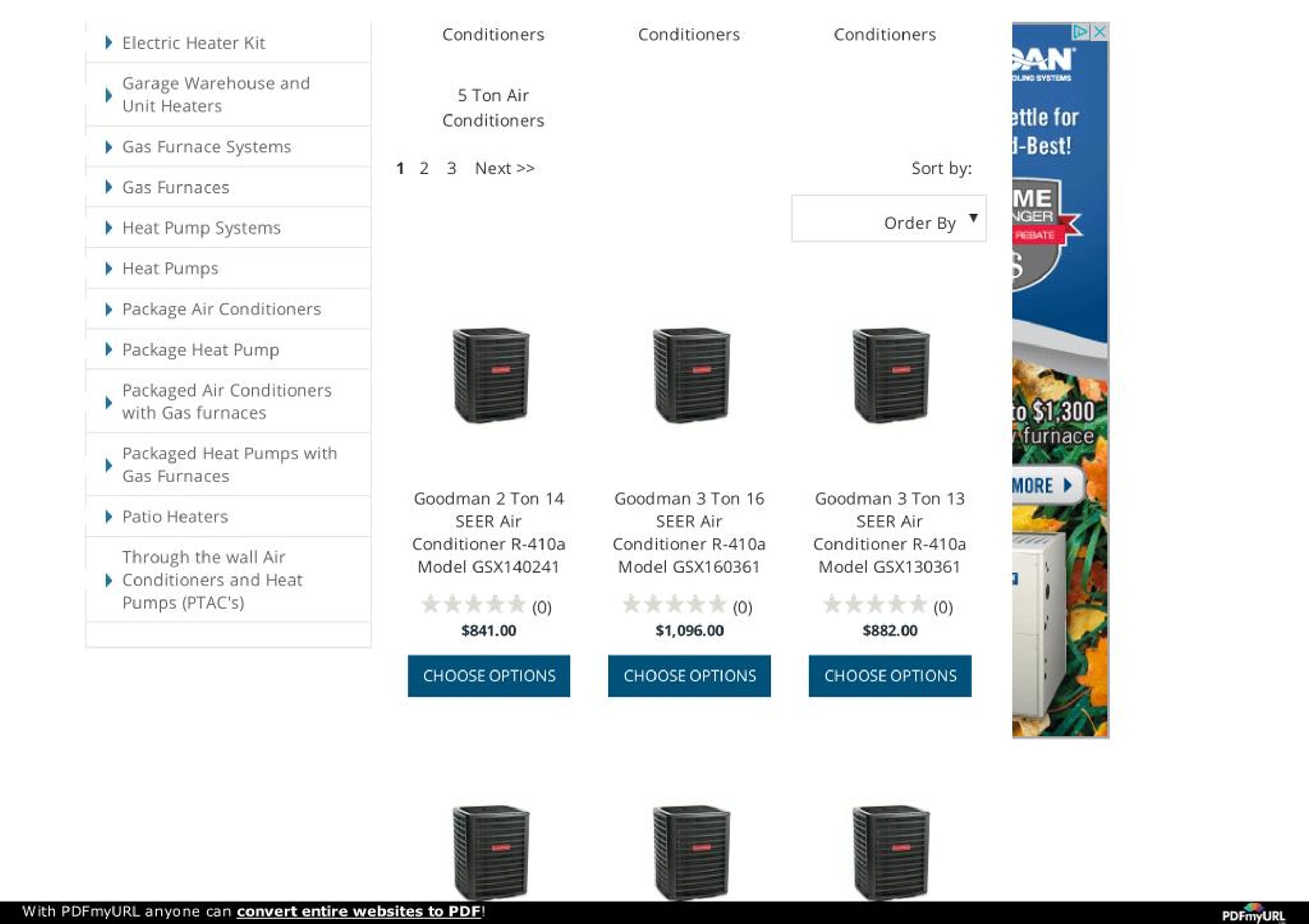PPT FactoryFurnaceOutlet Goodman Air Conditioners for sale 40