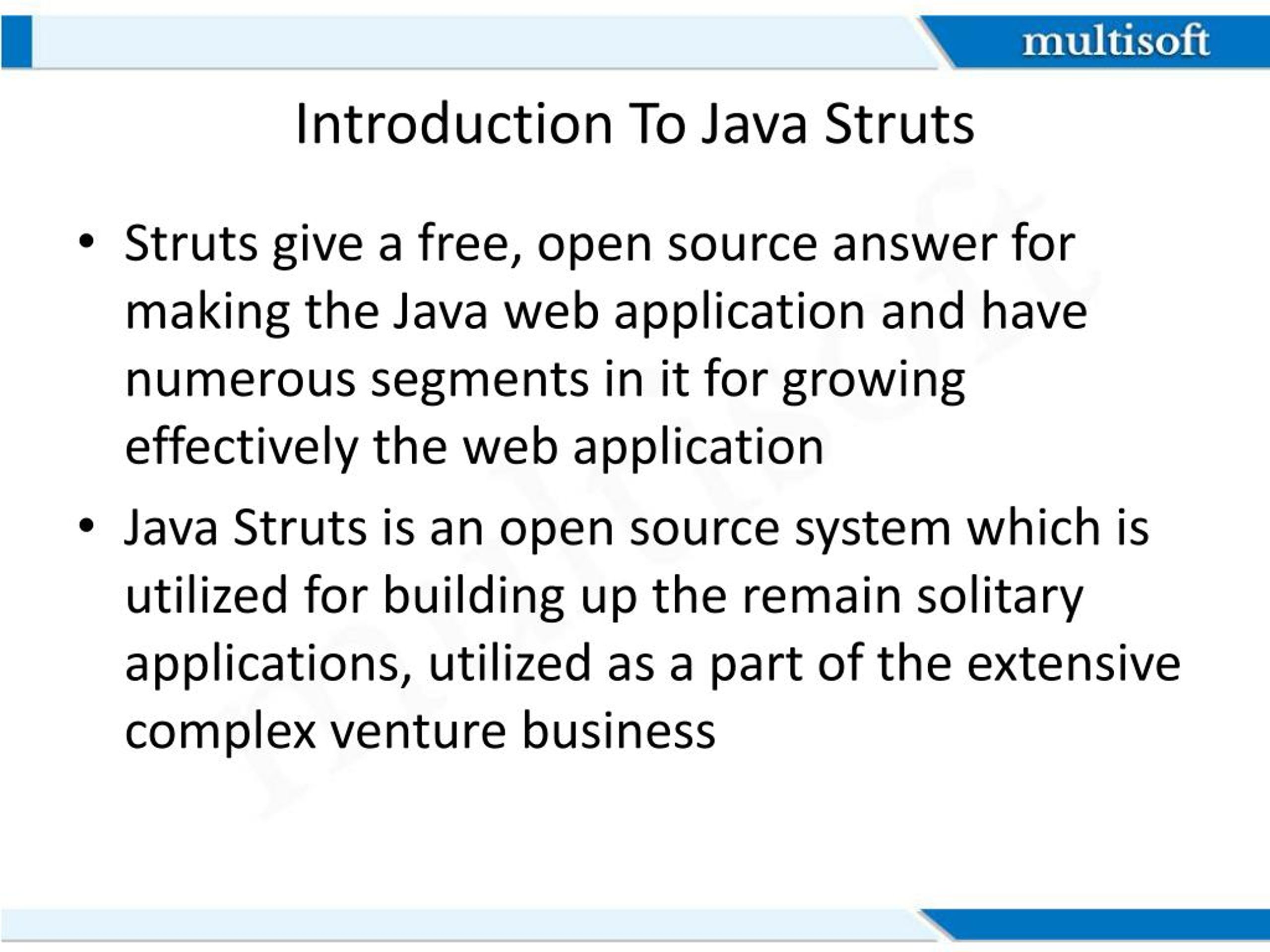 PPT An Overview of Java Struts Training PowerPoint Presentation, free