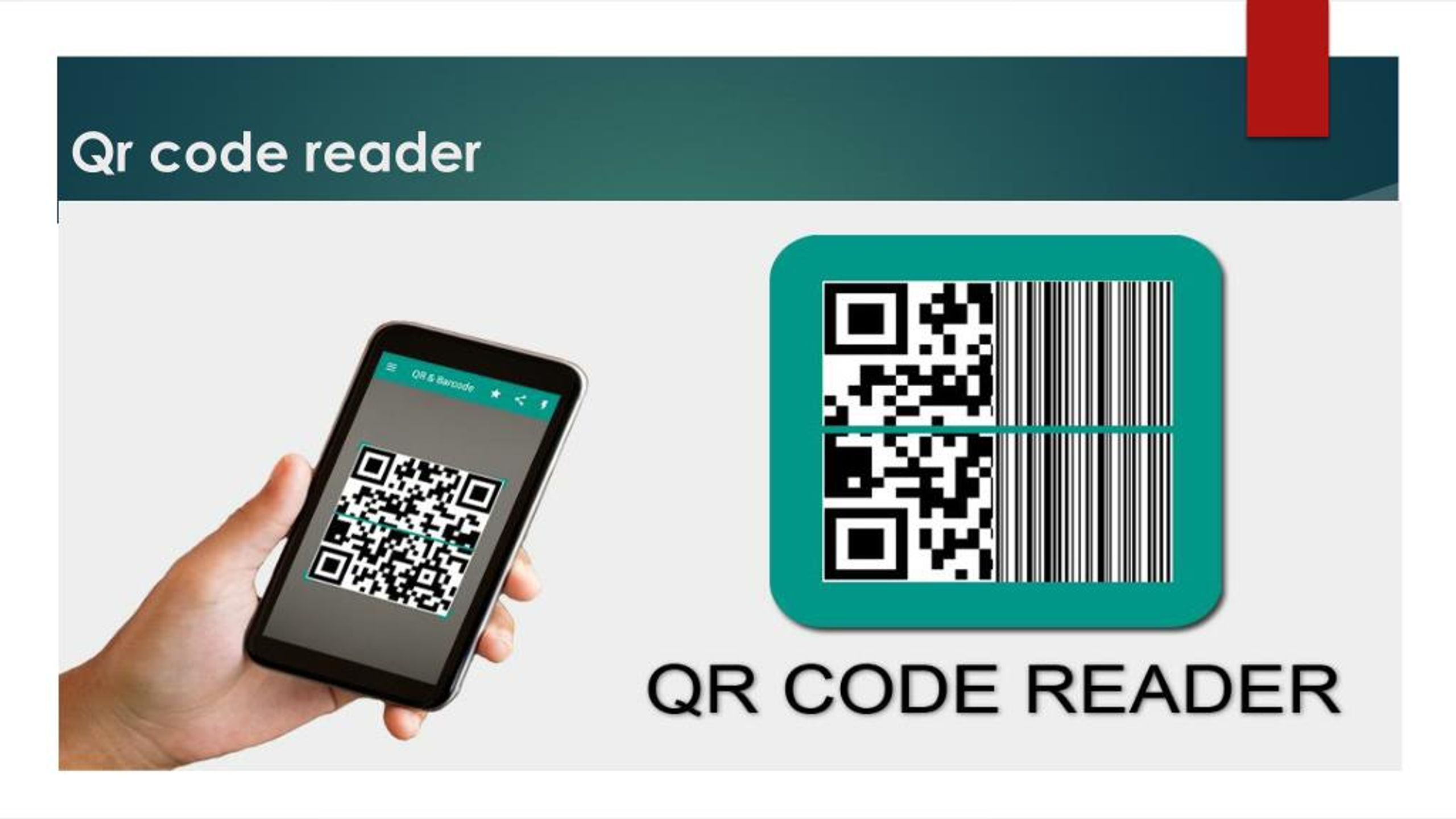 PPT QR Code Reader PowerPoint Presentation, free download ID7536726