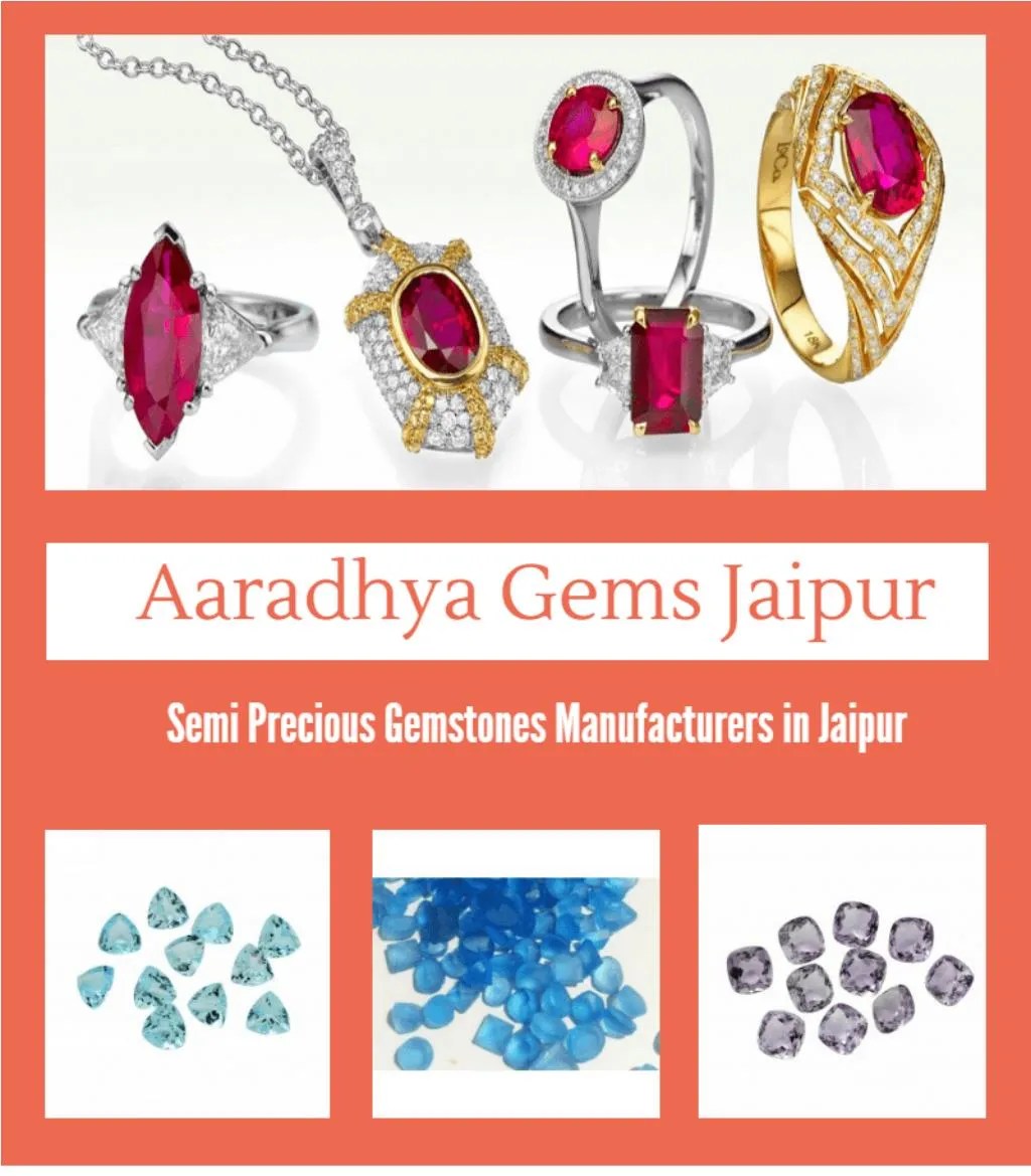 PPT Semi Precious Gemstones Manufacturers in Jaipur Purchase in Wholesale PowerPoint