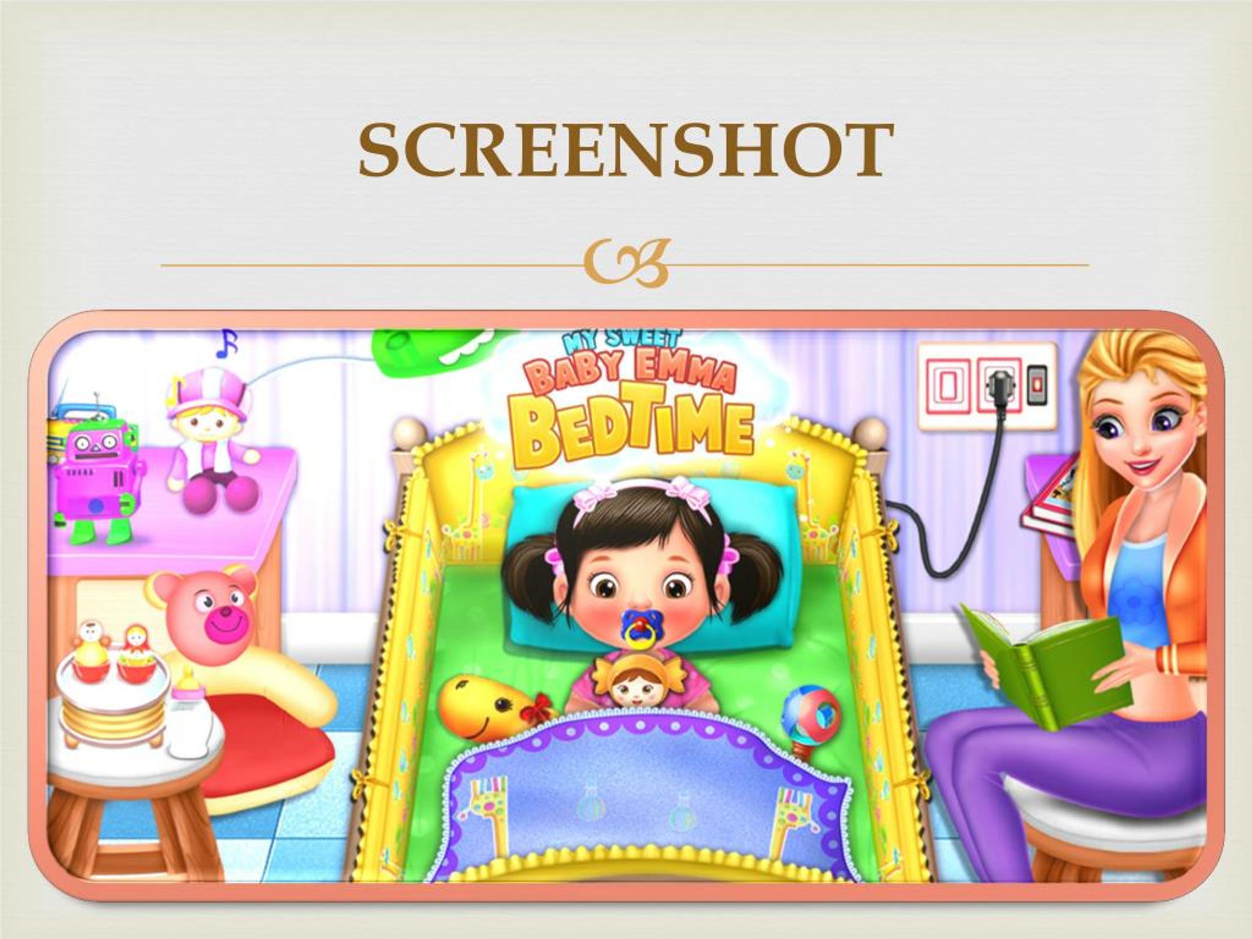 PPT My Sweet Baby Emma Bedtime Game for Kids PowerPoint Presentation