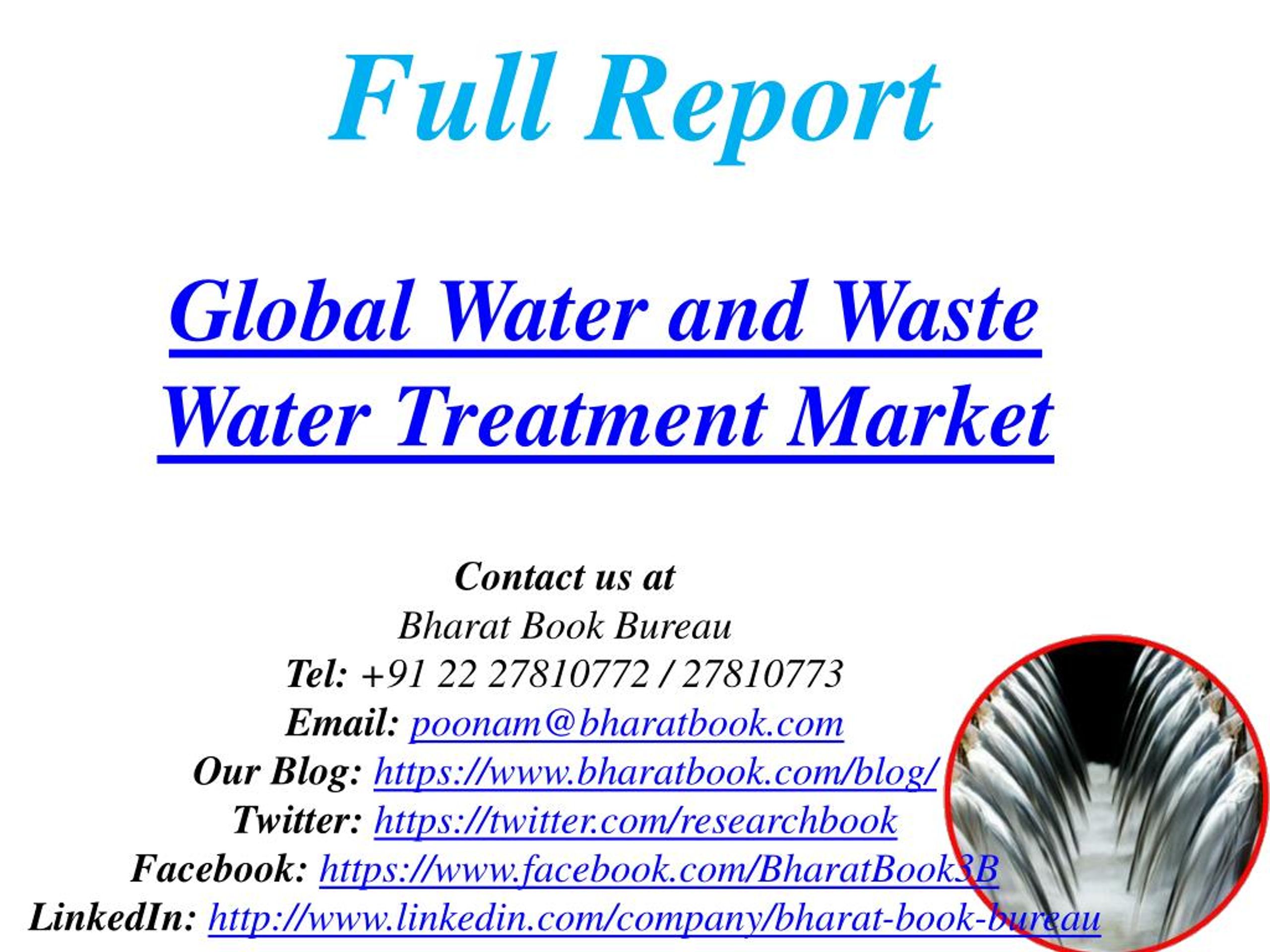 PPT Global Water and Waste Water Treatment Market PowerPoint