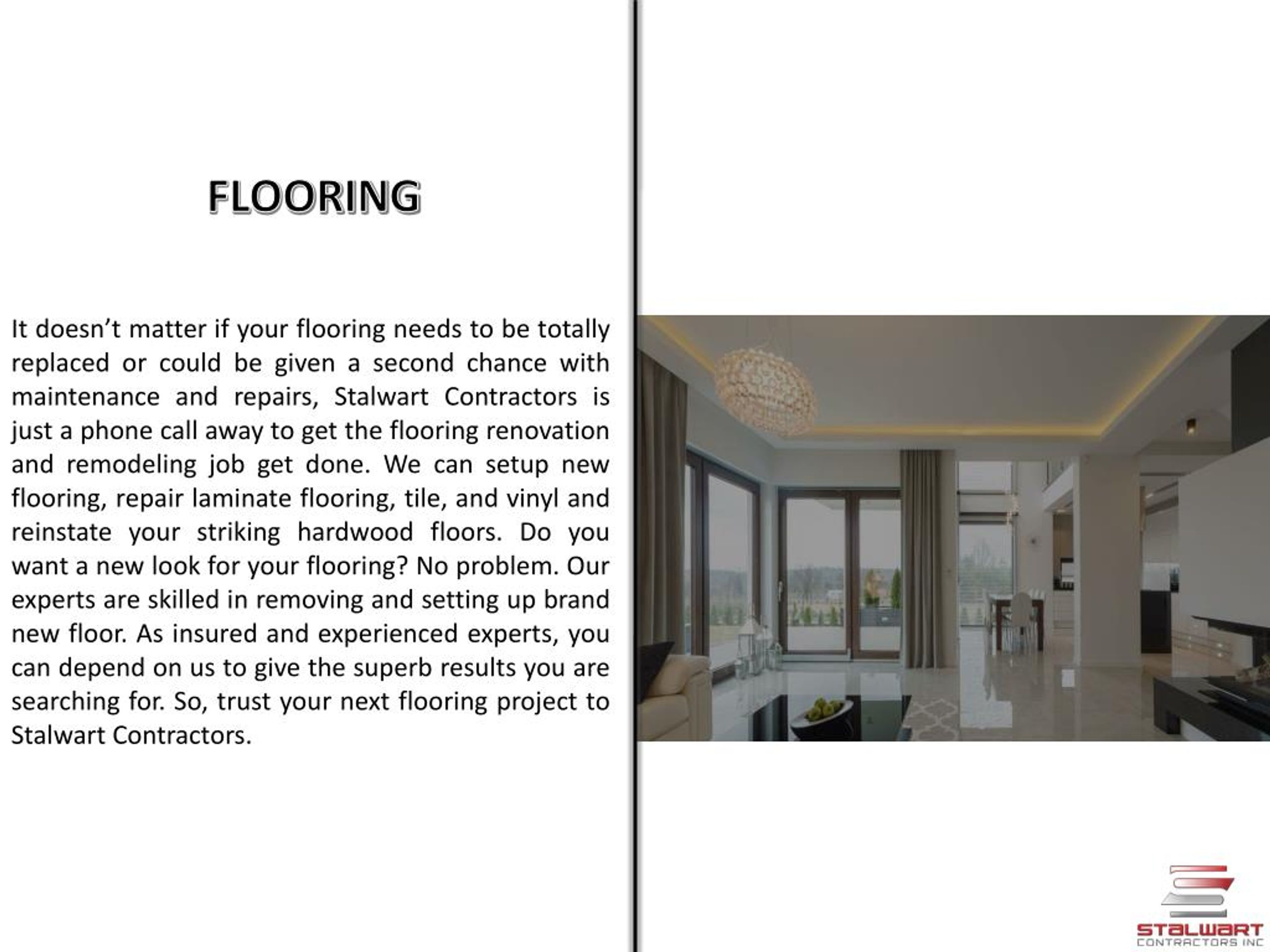 PPT Stalwart Contractors INC Company Portfolio PowerPoint