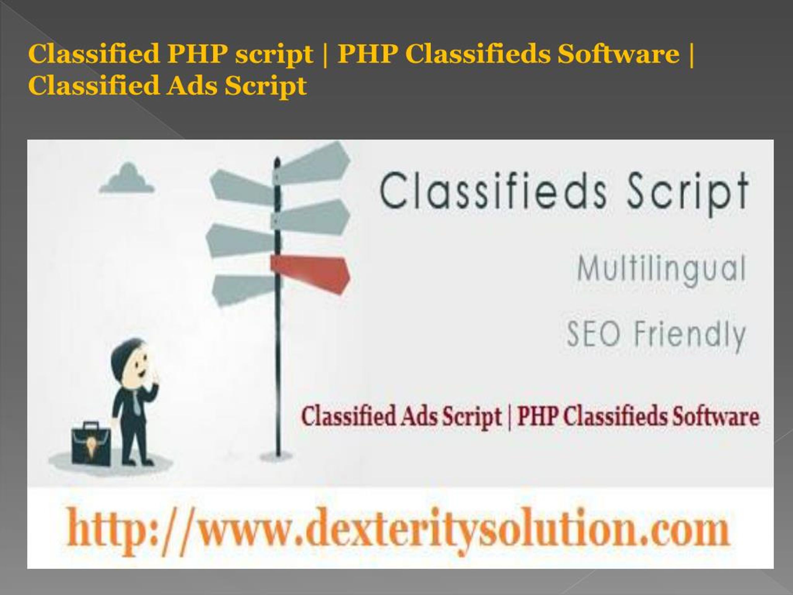 PPT Classified Ads Script PHP Classifieds Software PHP Classified