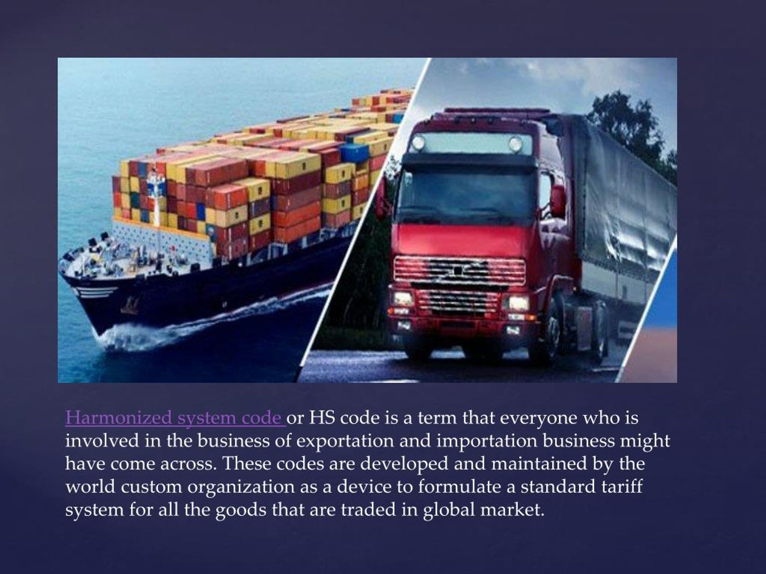 PPT Importance Of Harmonised Code India For International Trade