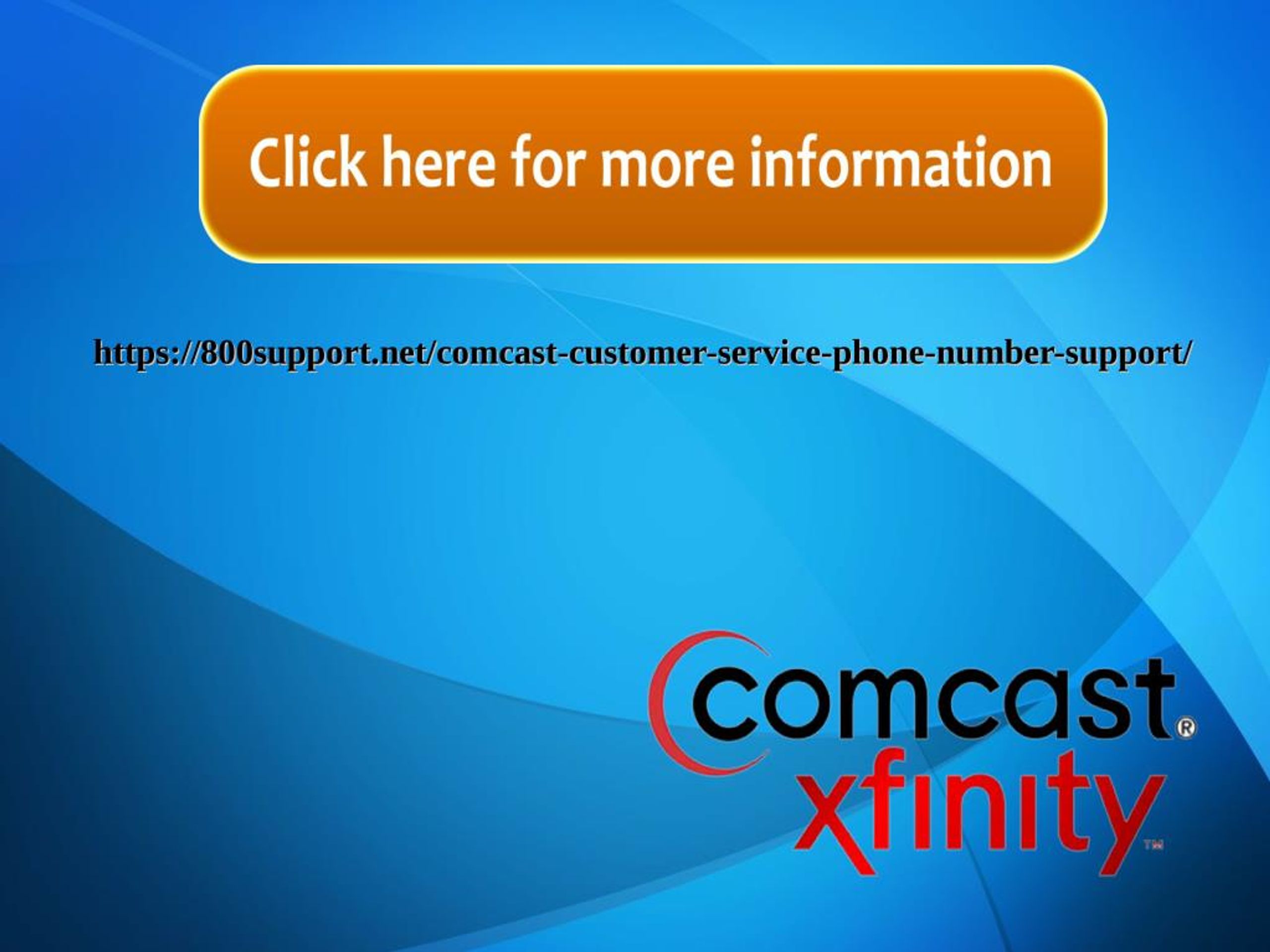 PPT Xinfinity Comcast Customer Support PowerPoint Presentation, free