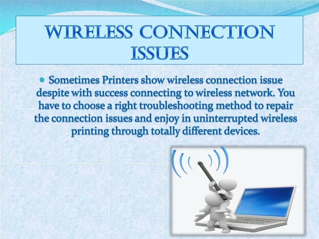 Troubleshoot a Wireless Printer Connection HP Printers