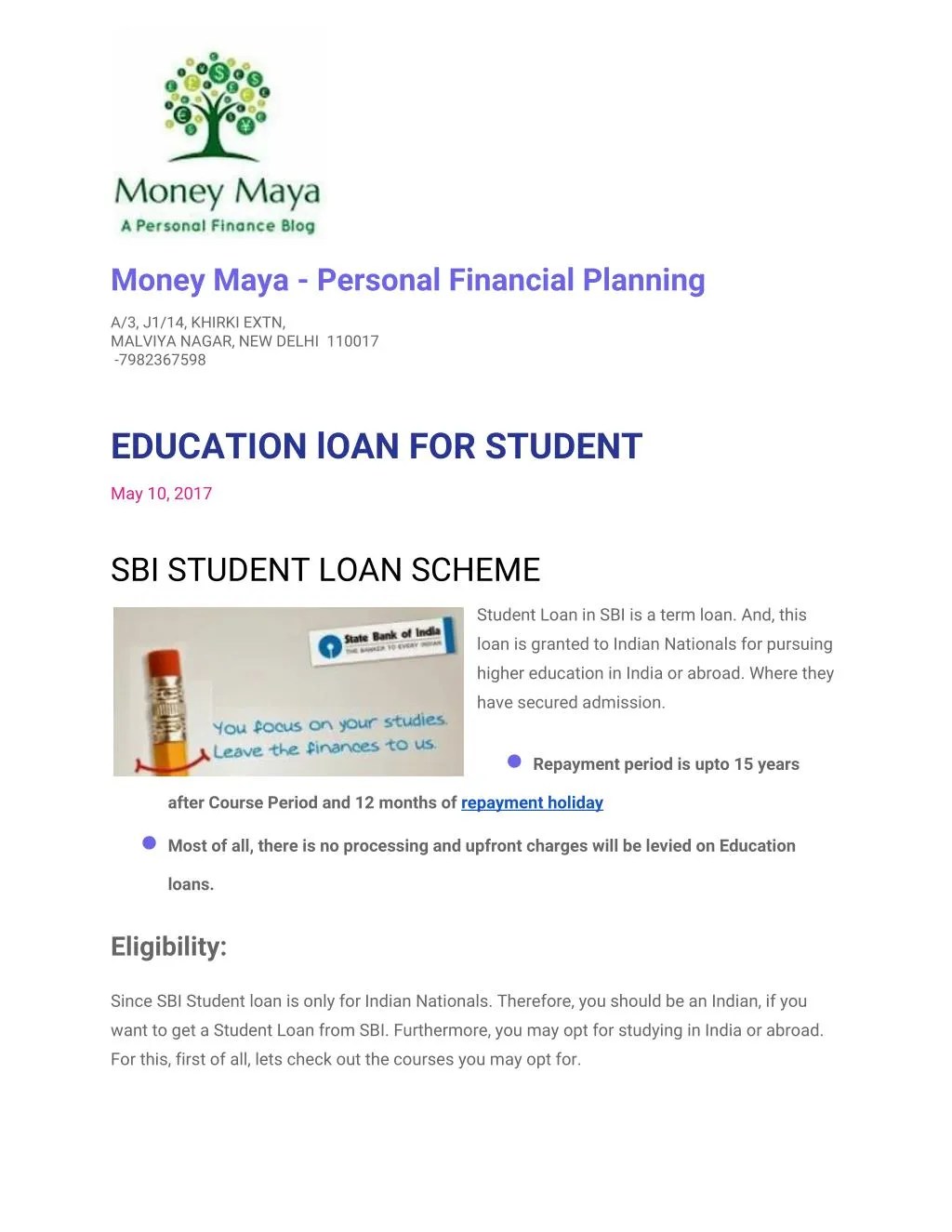 PPT SBI STUDENT LOAN SCHEME PowerPoint Presentation, free download