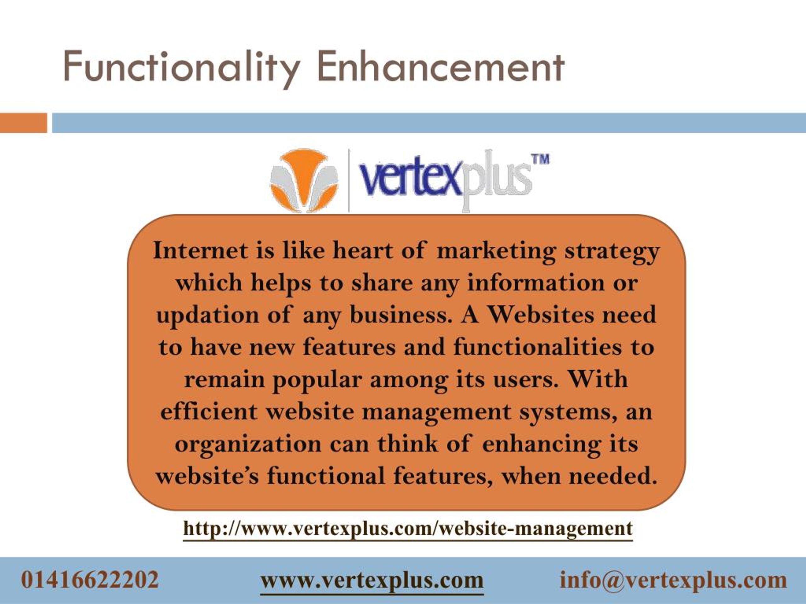 PPT Website Management Services through Vertexplus Softwares