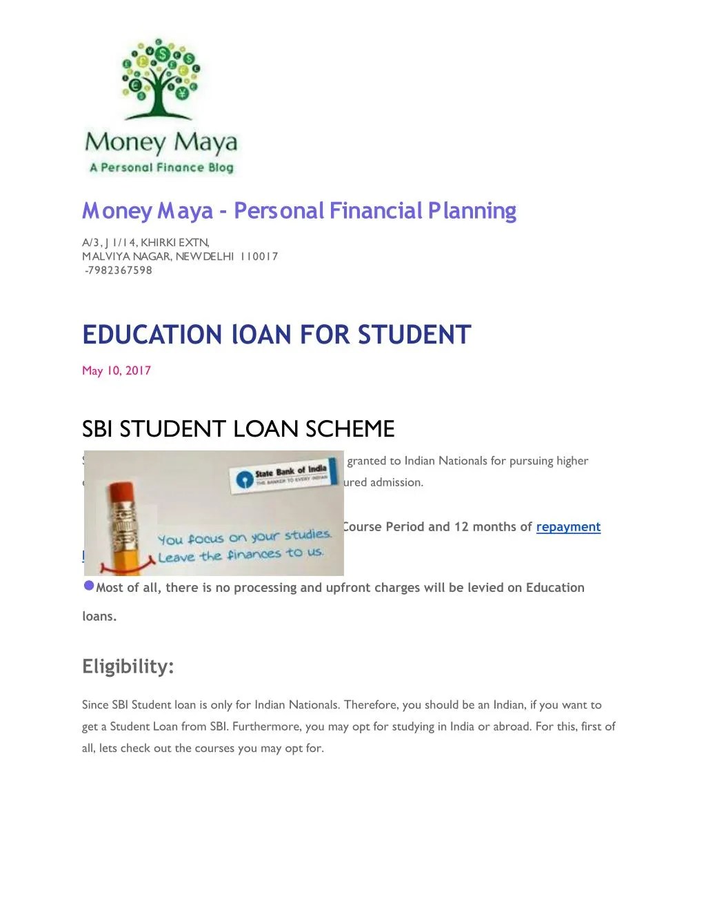 PPT SBI LOAN SCHEME For STUDENT PowerPoint Presentation ID7579978