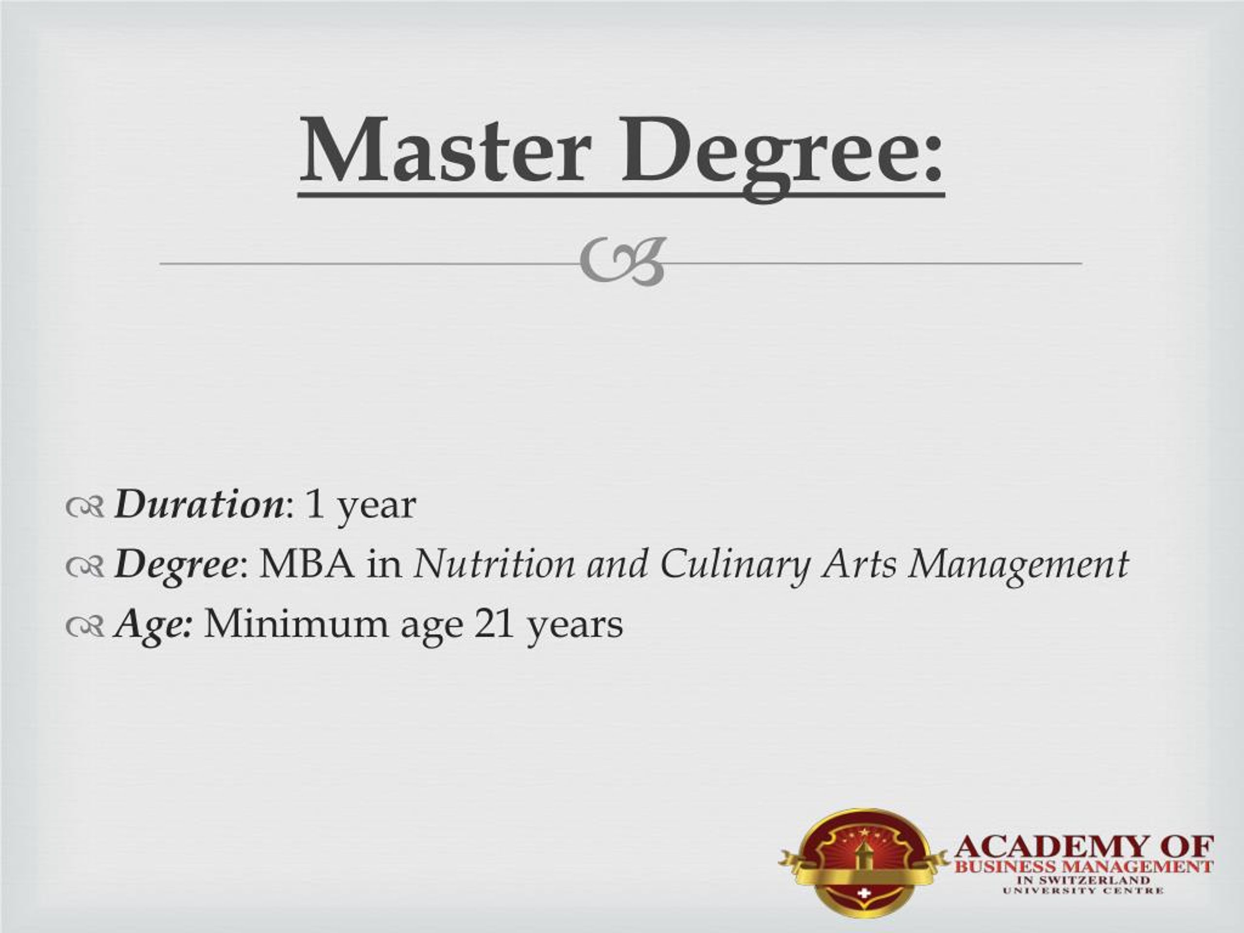 PPT Culinary Arts at ABMS Open University PowerPoint Presentation