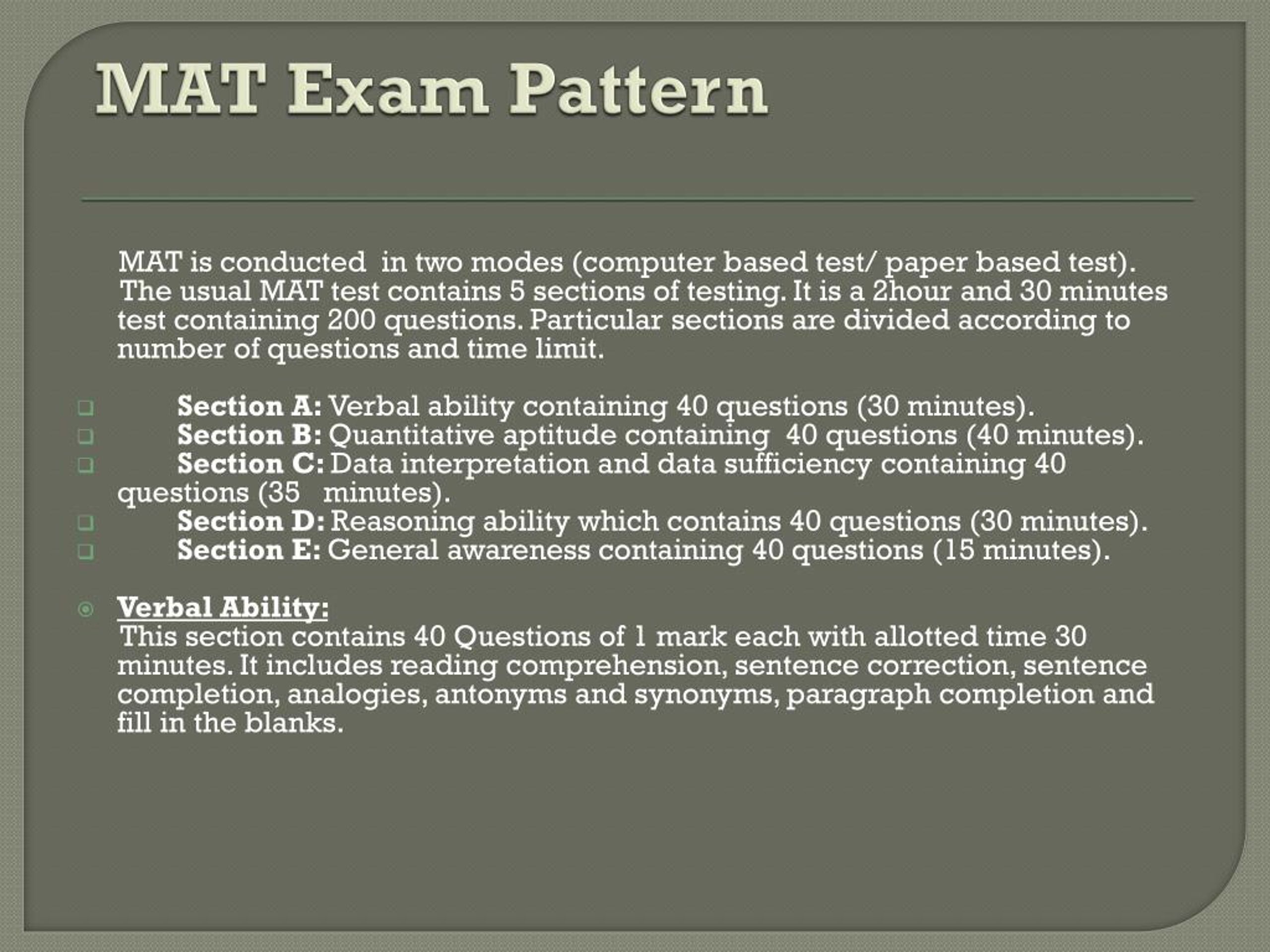 PPT Best MAT Training Institute in Jalandhar PowerPoint Presentation