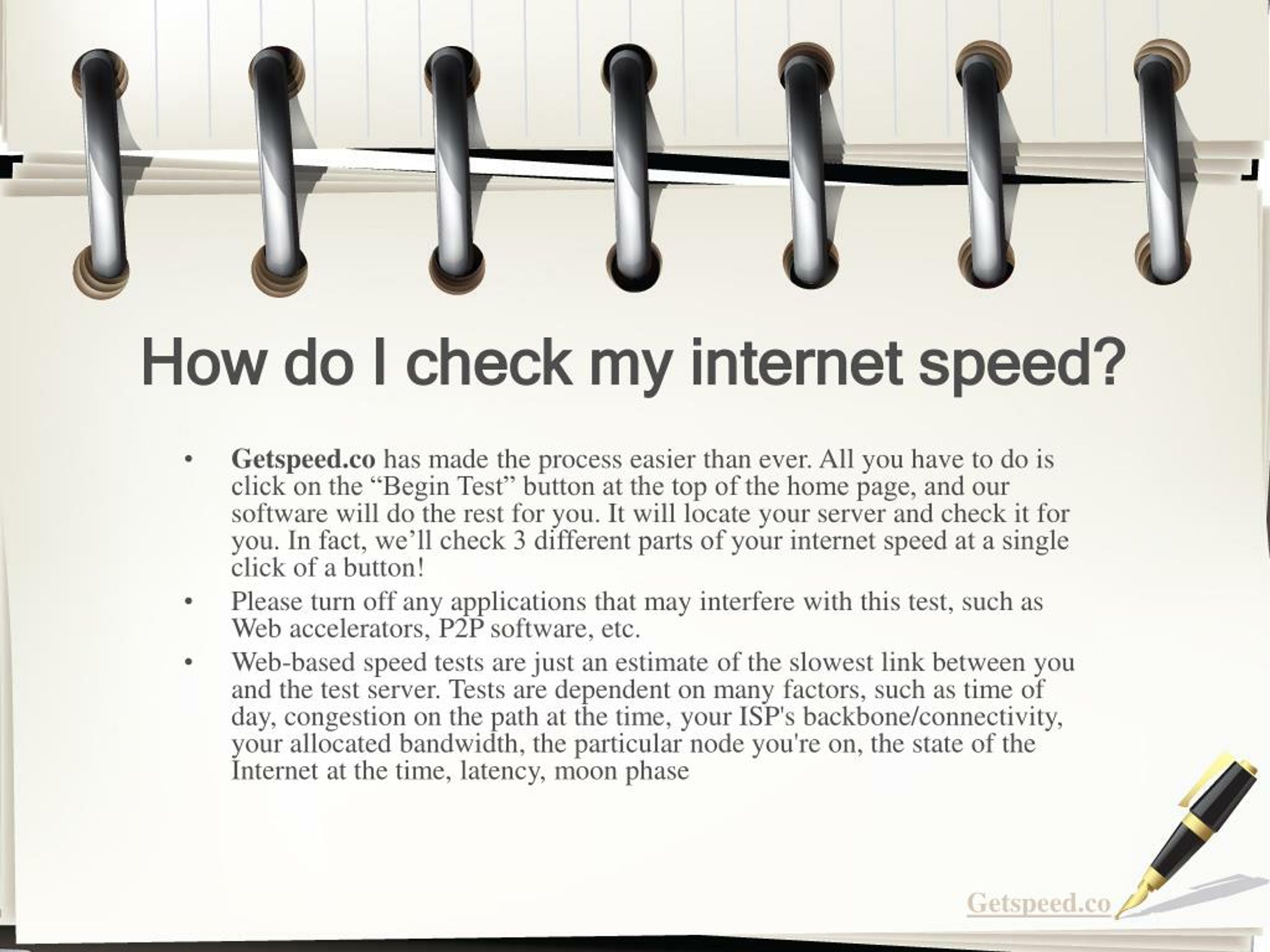 PPT Speed Test by Getspeed.co Tool to Check Broadband