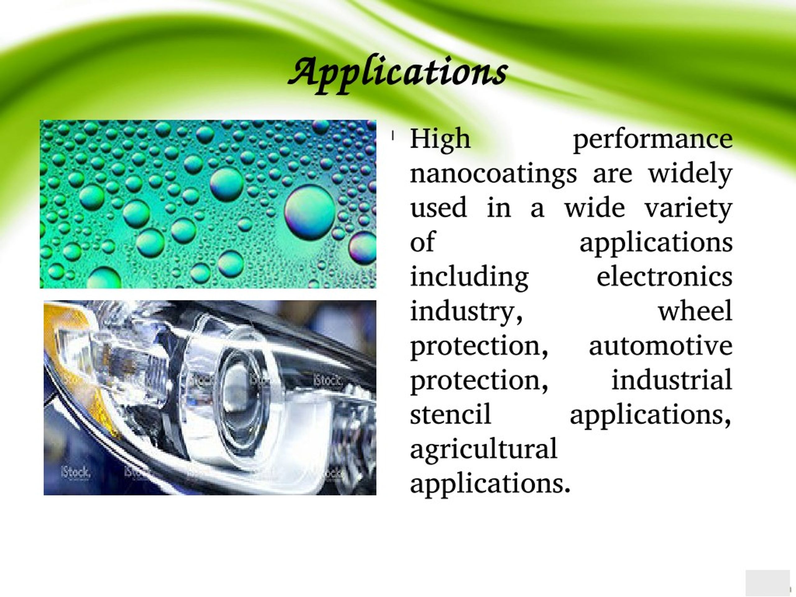 PPT Nano Coating Technology PowerPoint Presentation, free download