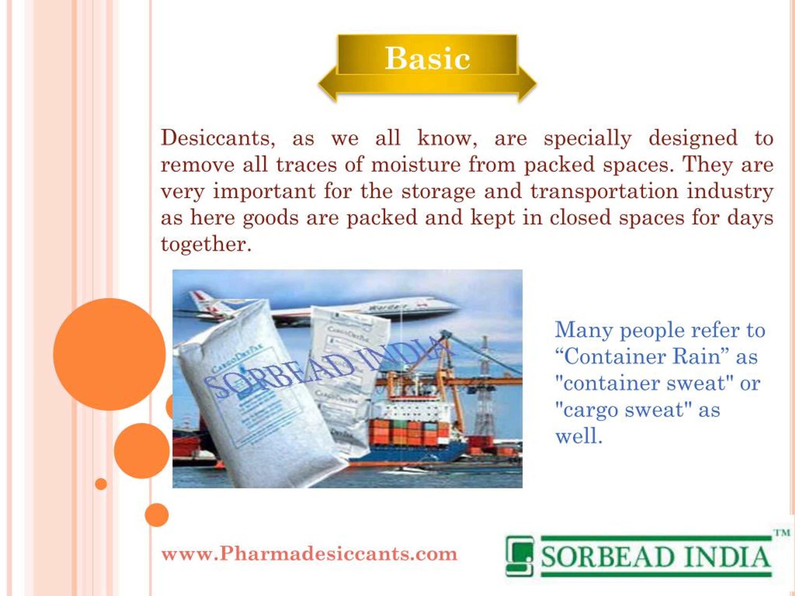 PPT Food & Container Desiccants PowerPoint Presentation, free