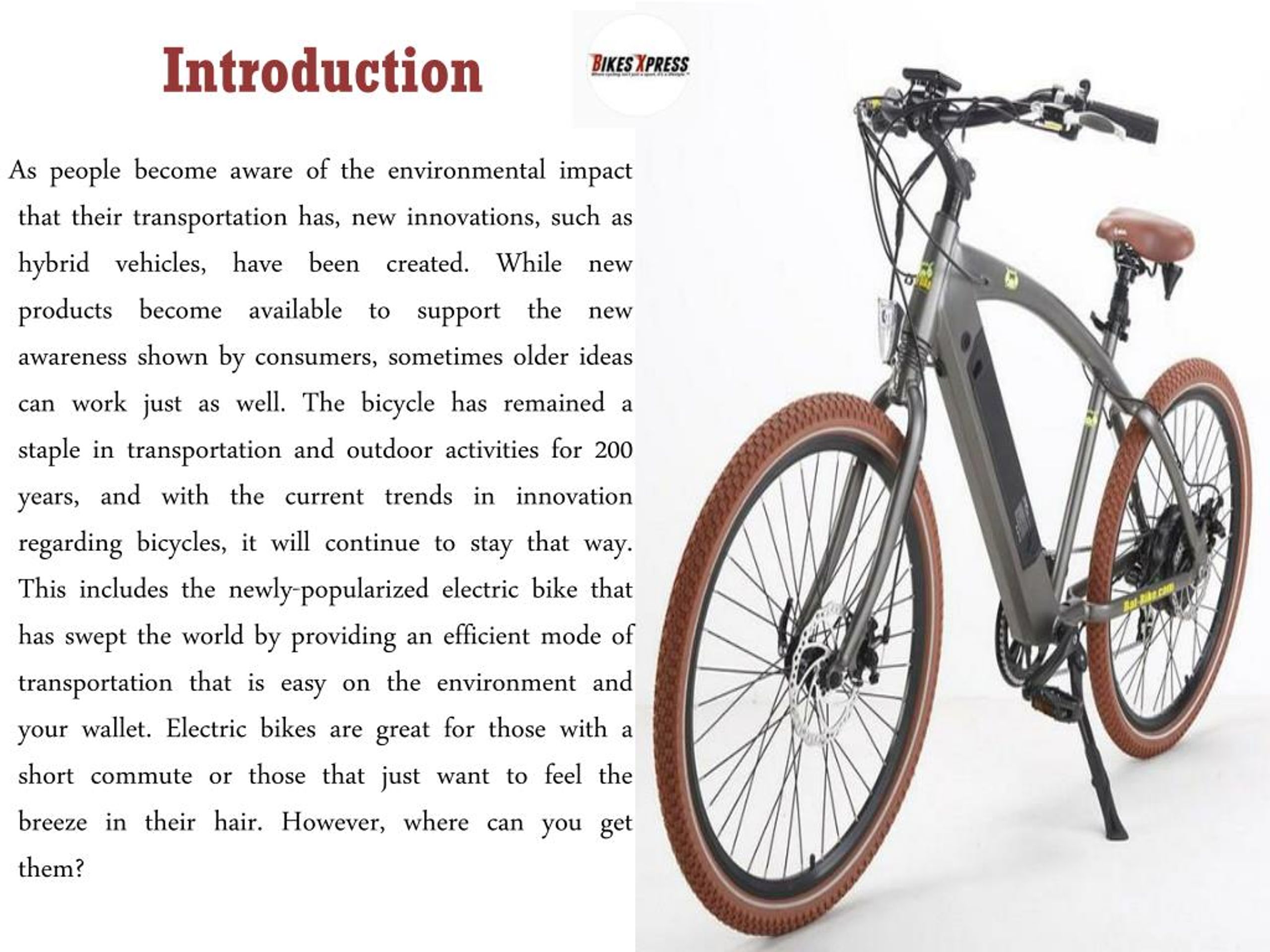 PPT Amazing Electric Bicycles for Sale! PowerPoint Presentation, free