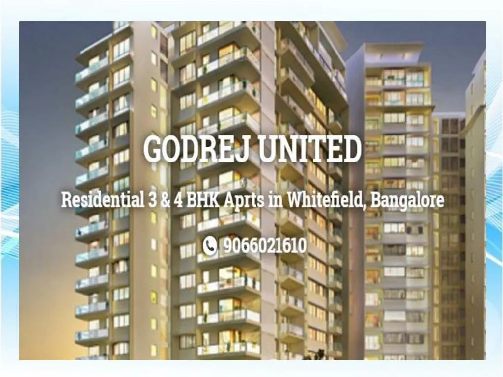 PPT Godrej United Residence Whitefield Hoodi Circle