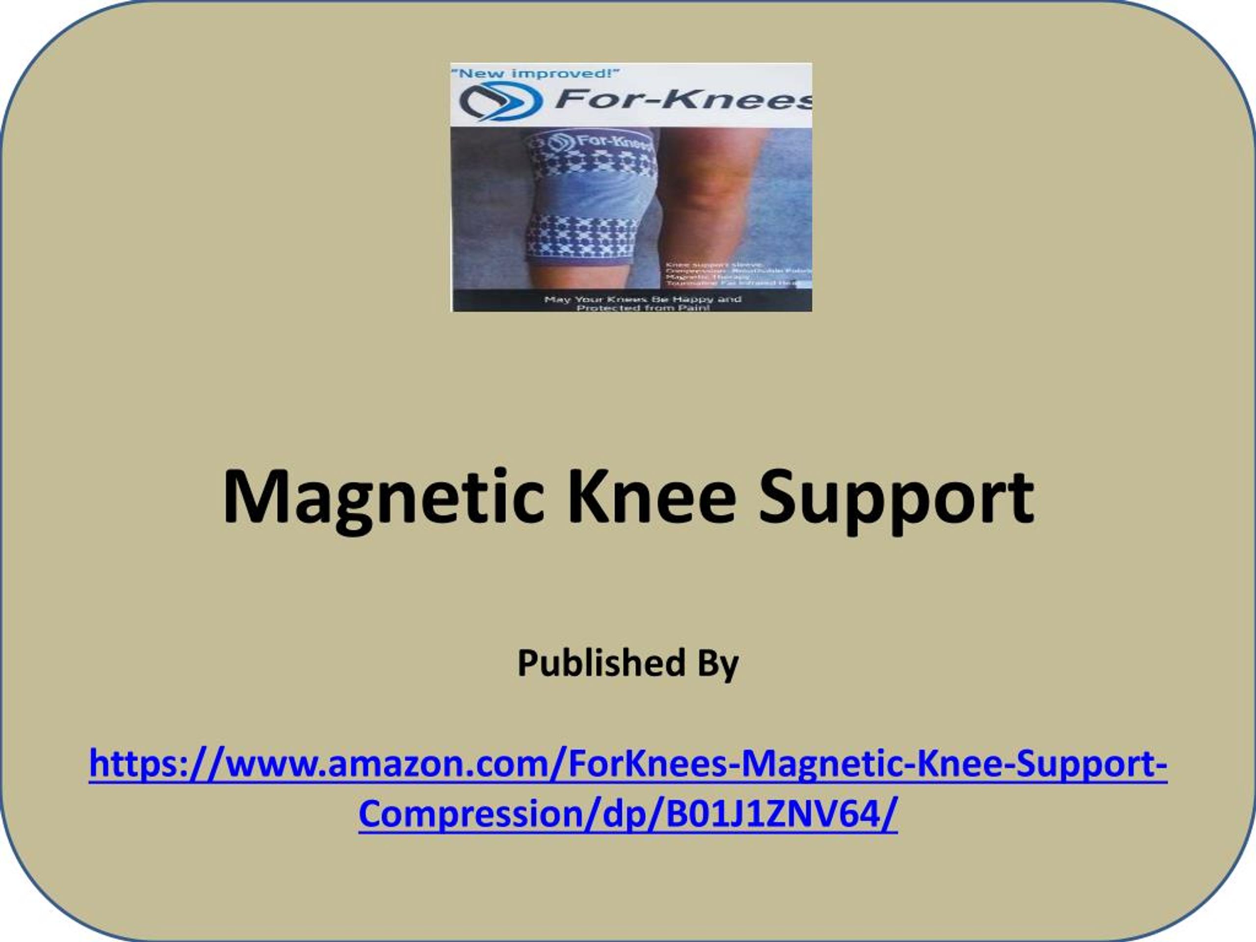 PPT Knee Support PowerPoint Presentation, free download ID
